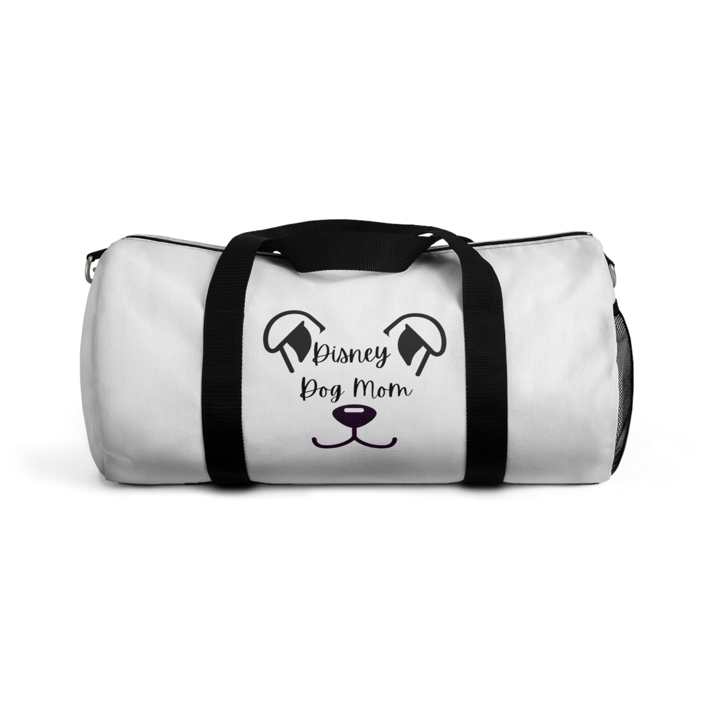 White Disney Dog Mom Duffel Bag V3