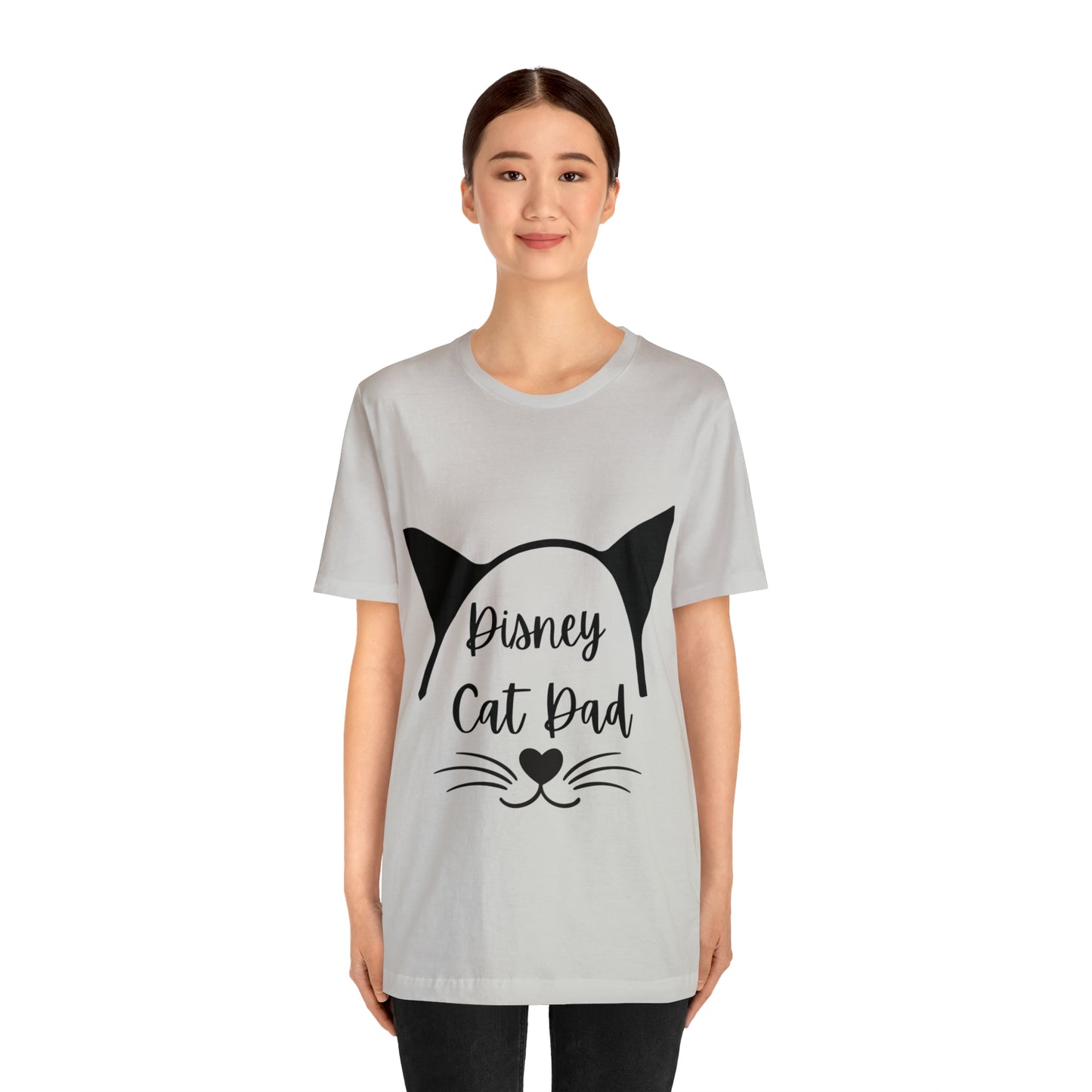 Disney Cat Dad Unisex Jersey Short Sleeve Tee