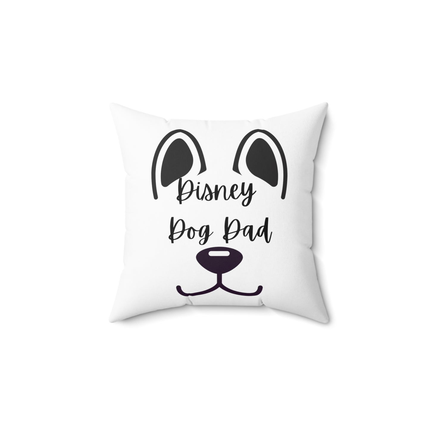 Disney Dog Dad Spun Polyester Square Pillow