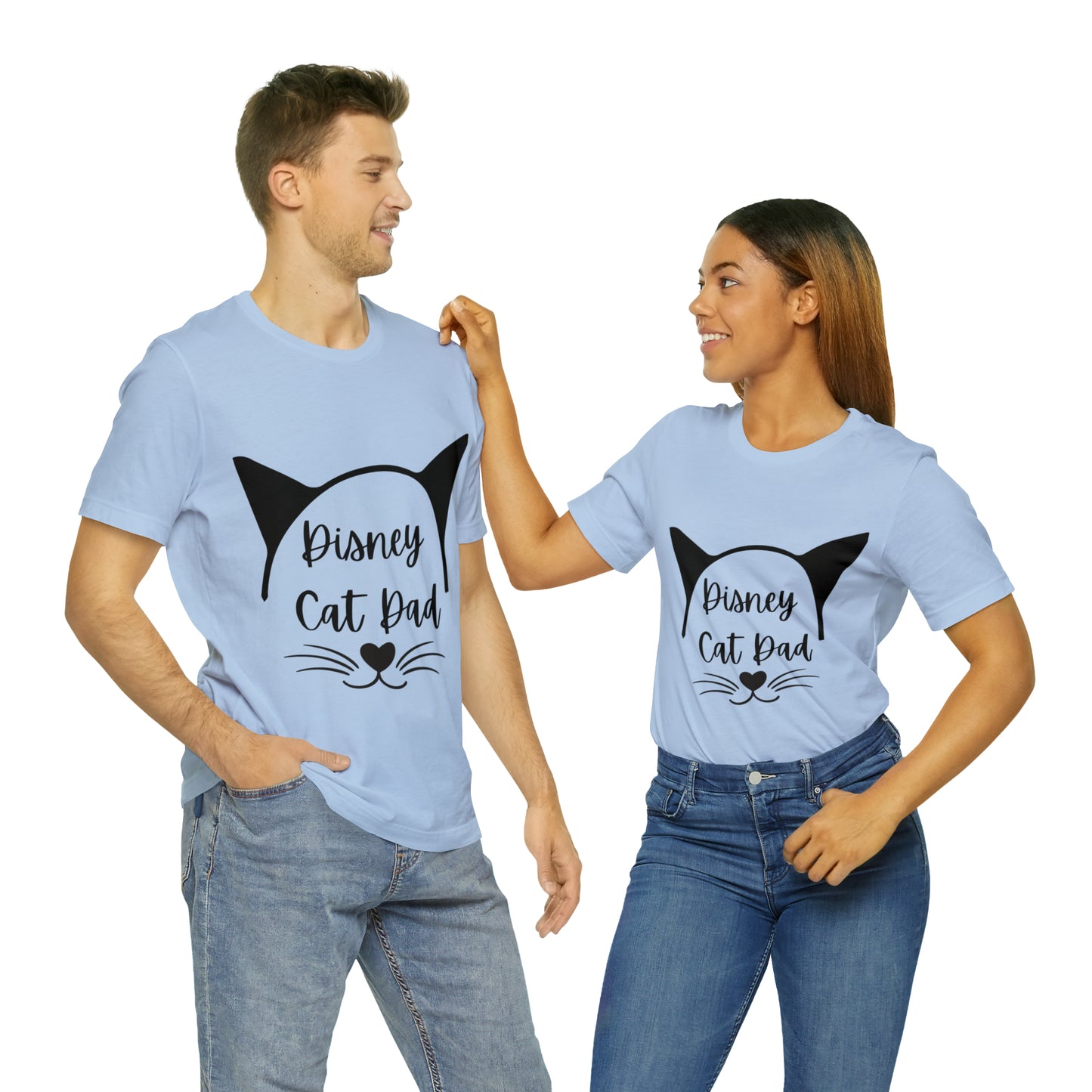 Disney Cat Dad Unisex Jersey Short Sleeve Tee