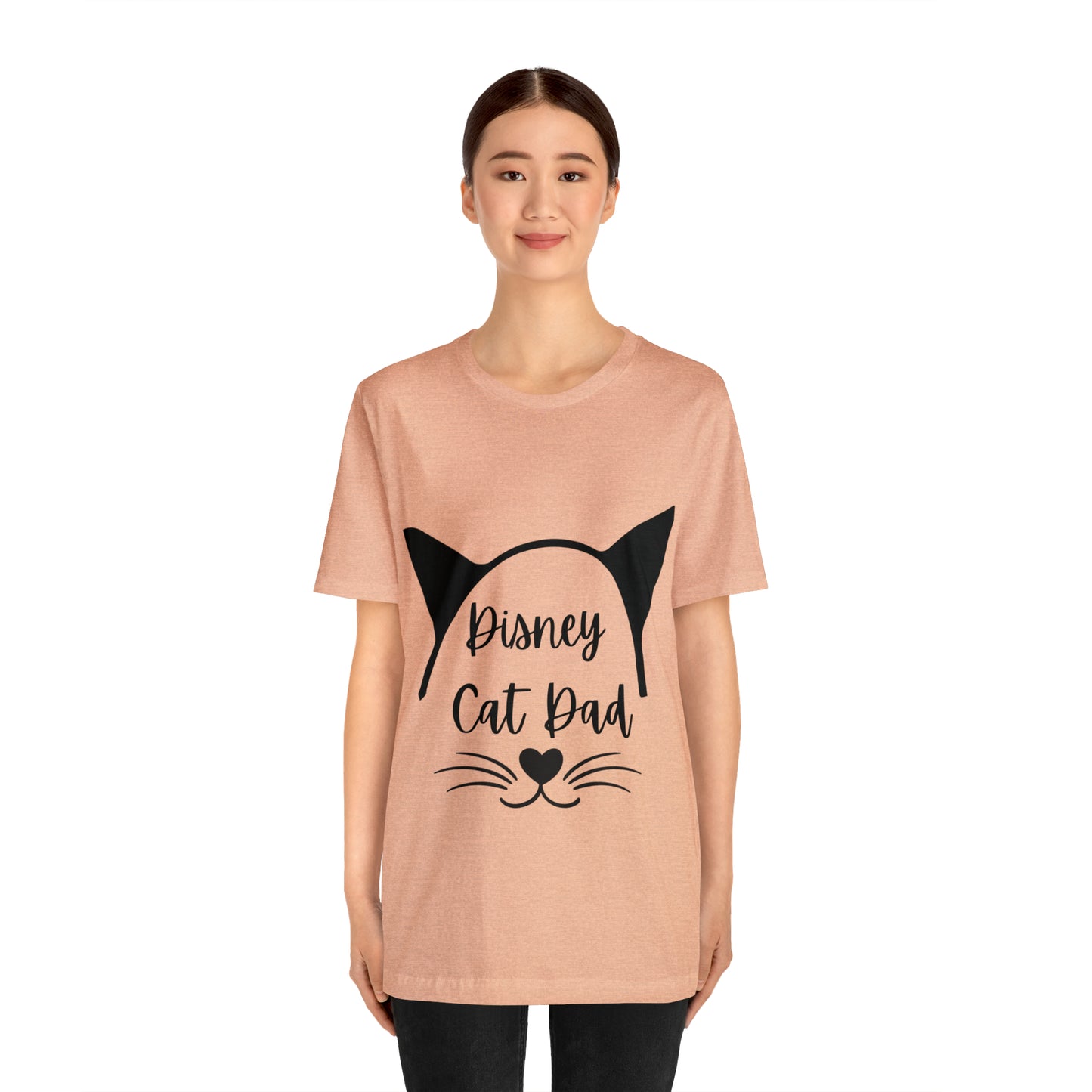 Disney Cat Dad Unisex Jersey Short Sleeve Tee