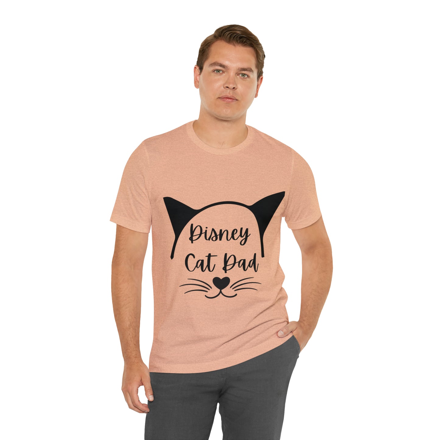 Disney Cat Dad Unisex Jersey Short Sleeve Tee