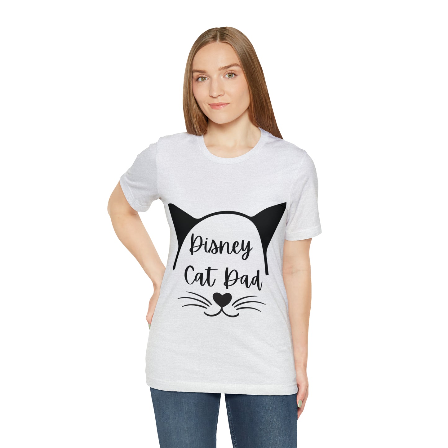 Disney Cat Dad Unisex Jersey Short Sleeve Tee
