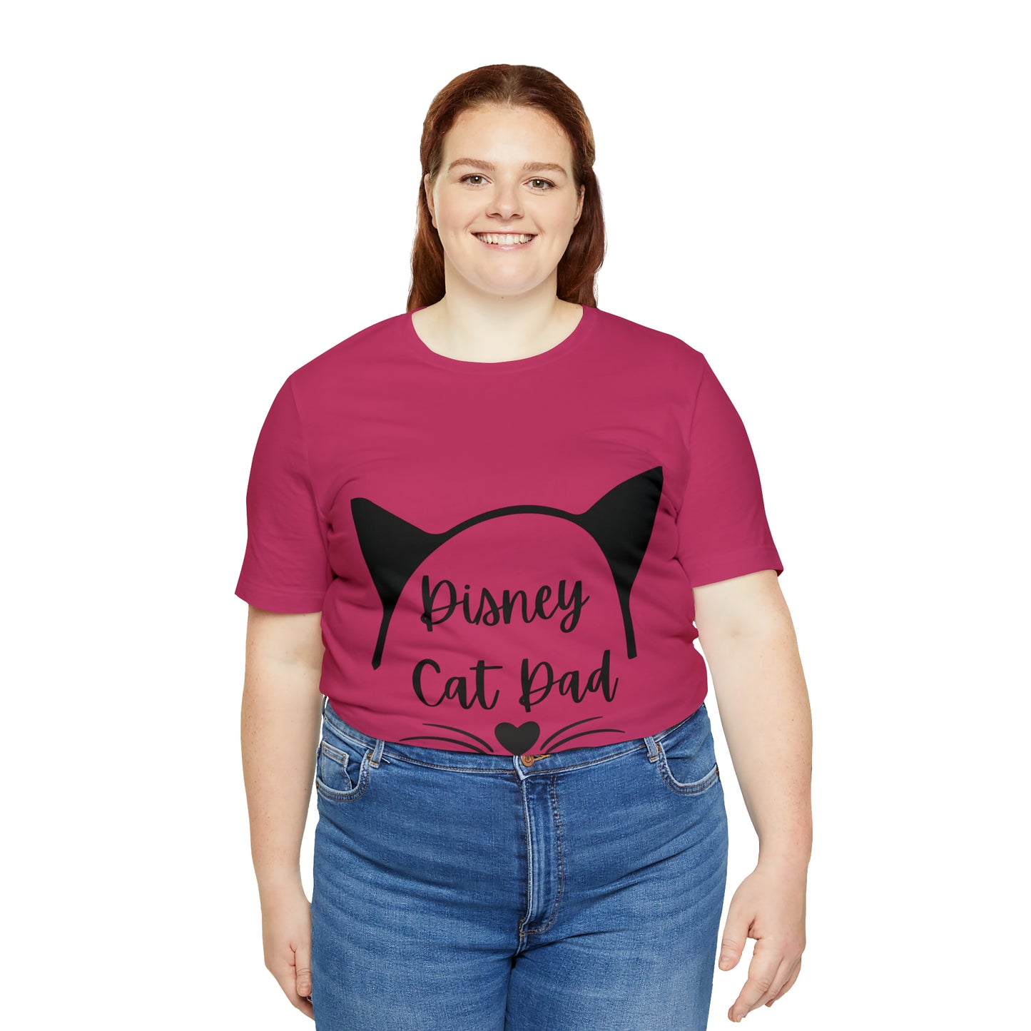 Disney Cat Dad Unisex Jersey Short Sleeve Tee
