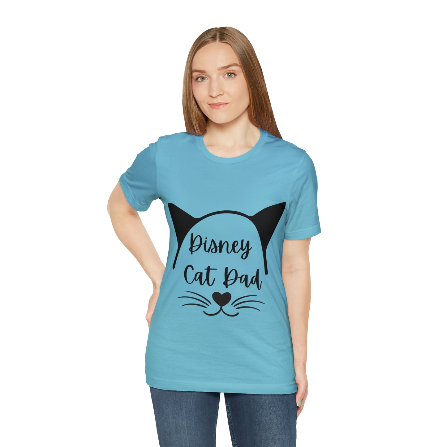 Disney Cat Dad Unisex Jersey Short Sleeve Tee
