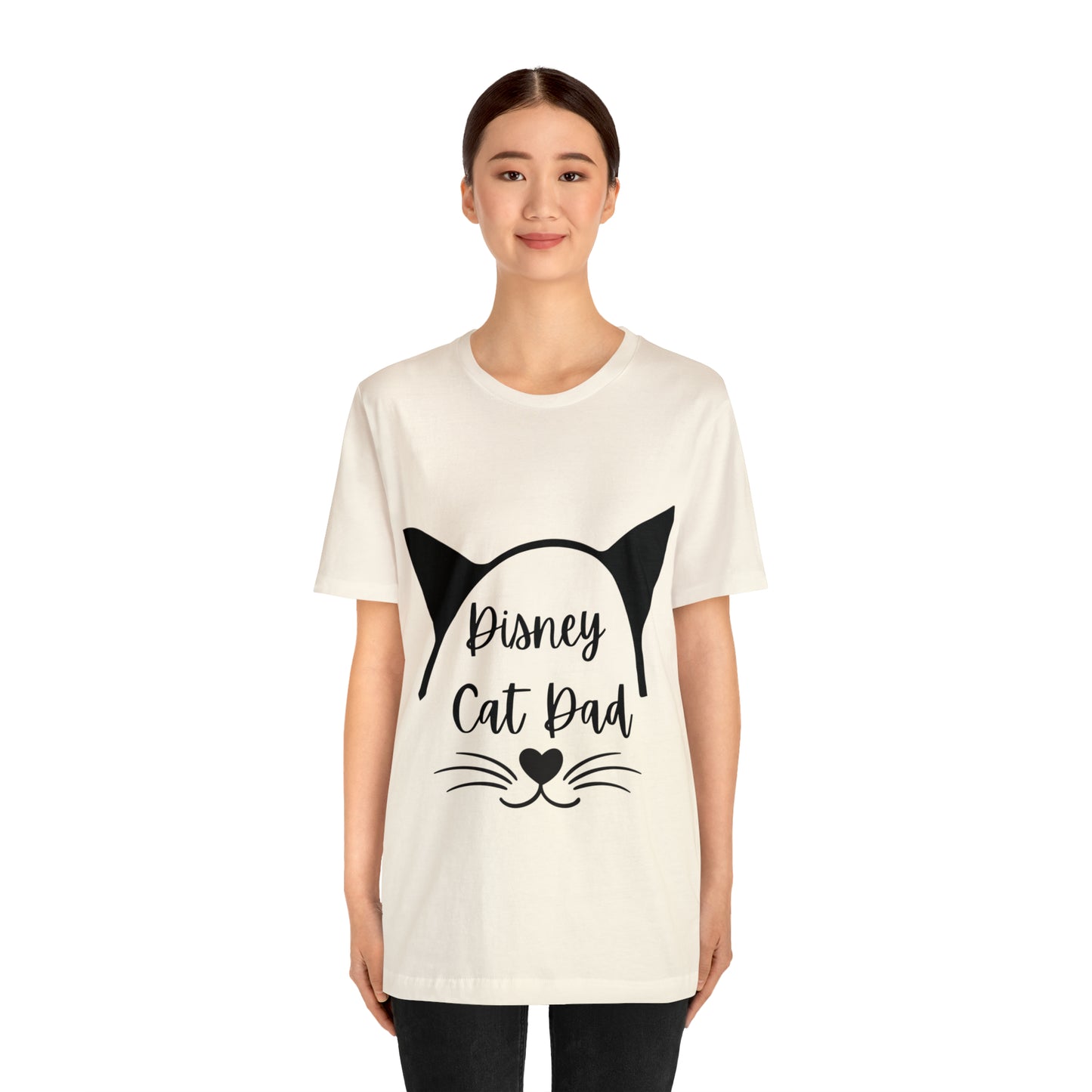 Disney Cat Dad Unisex Jersey Short Sleeve Tee
