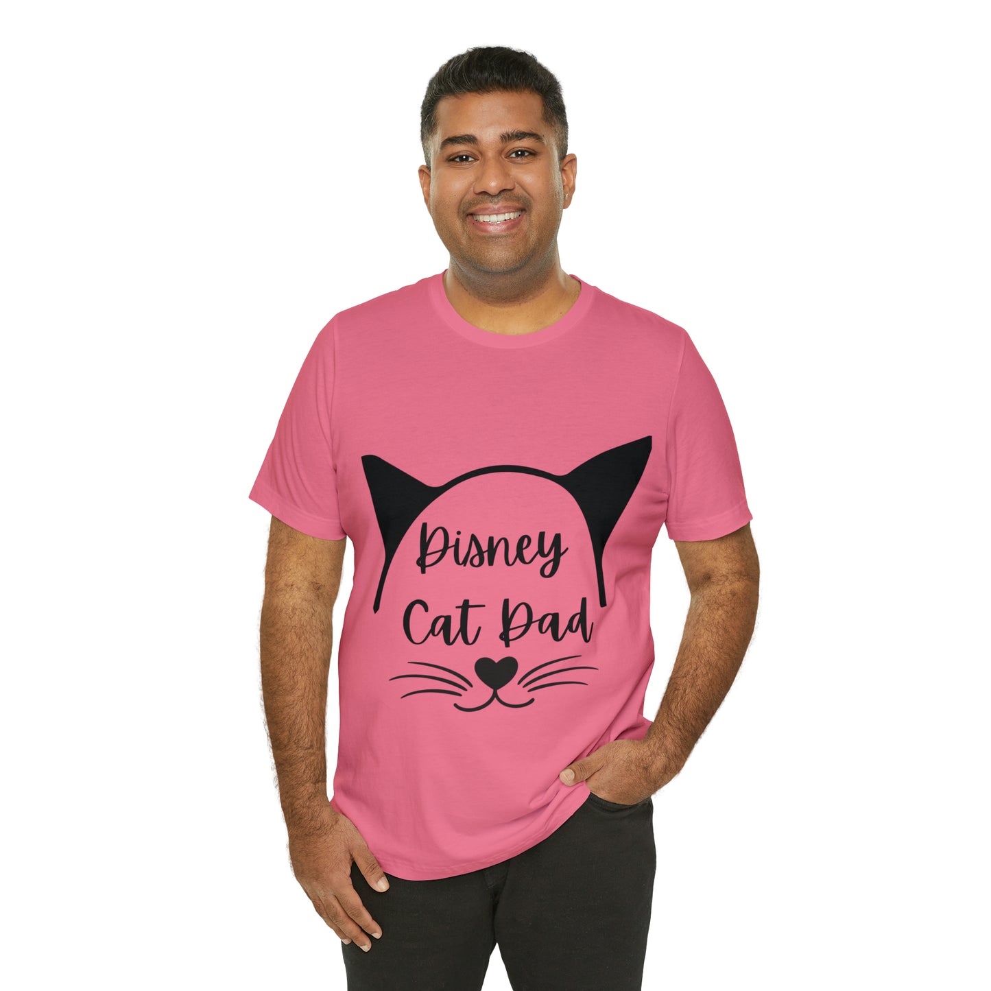 Disney Cat Dad Unisex Jersey Short Sleeve Tee
