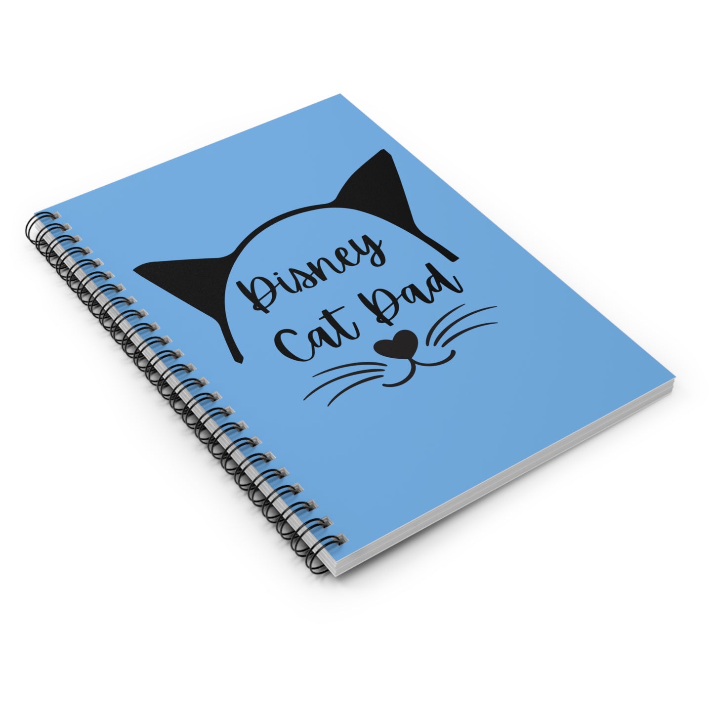 Disney Cat Dad Spiral Notebook - Ruled Line