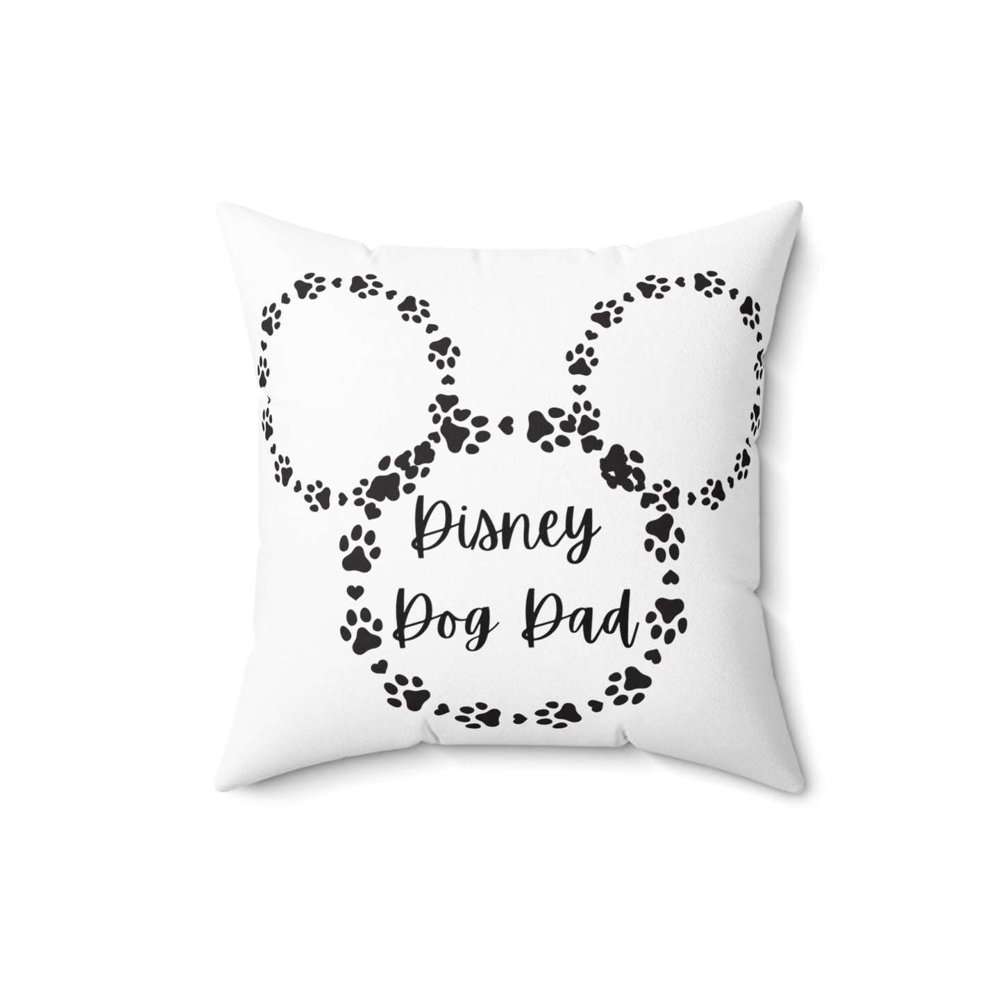 Disney Dog Dad Spun Polyester Square Pillow