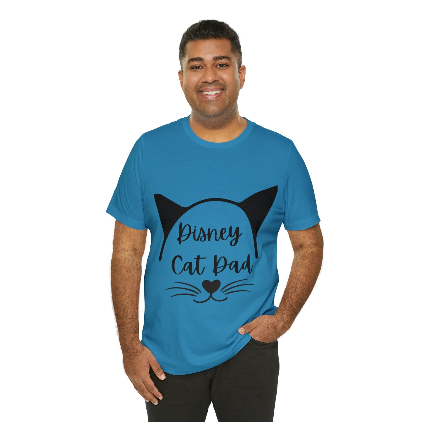 Disney Cat Dad Unisex Jersey Short Sleeve Tee