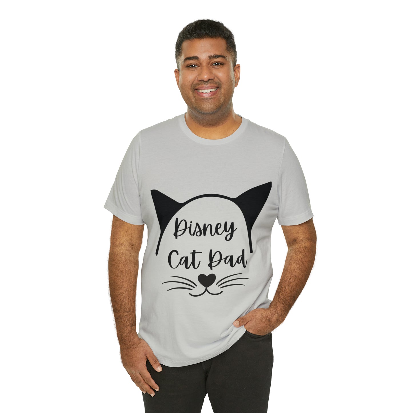 Disney Cat Dad Unisex Jersey Short Sleeve Tee