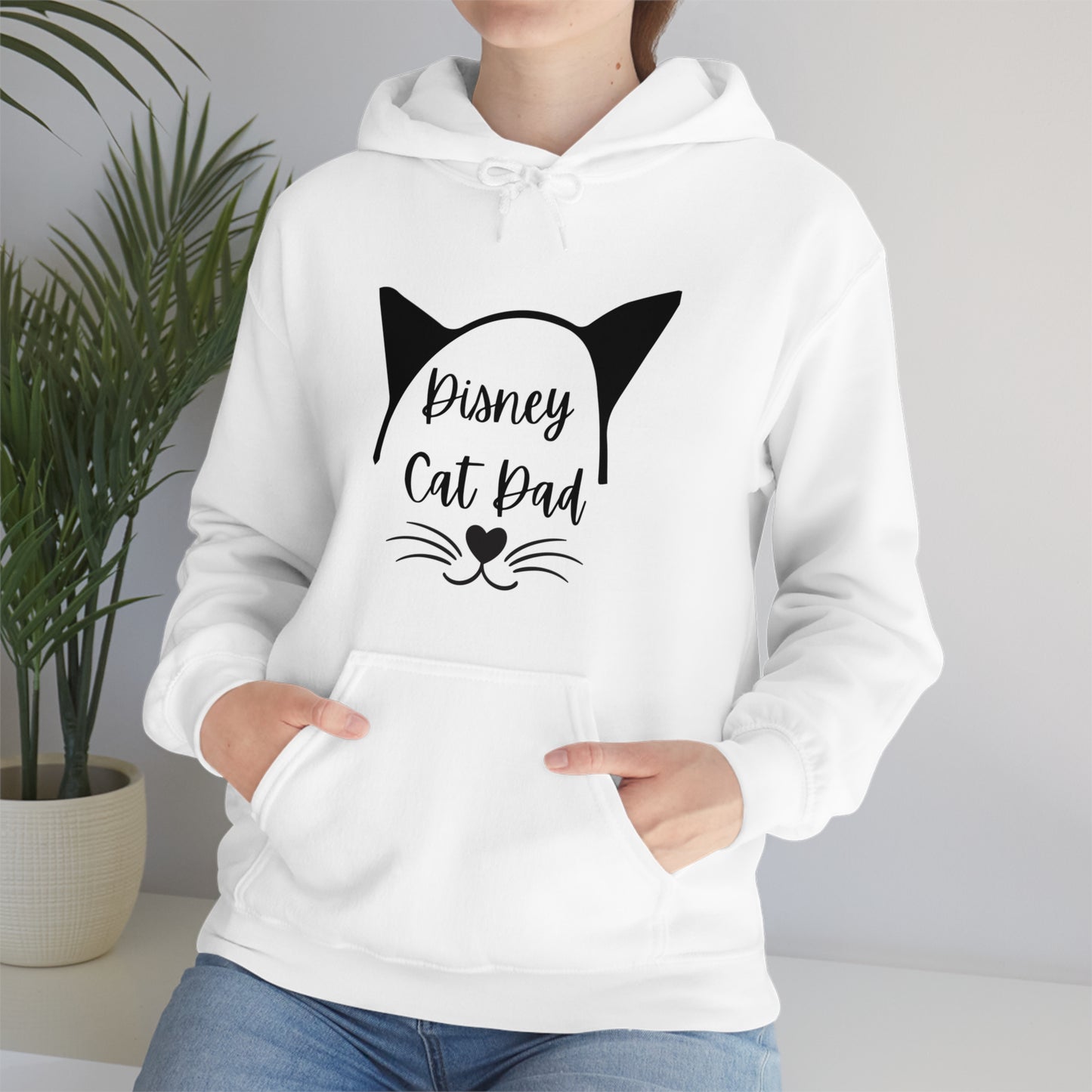 Disney Cat Dad Unisex Heavy Blend™ Hooded Sweatshirt