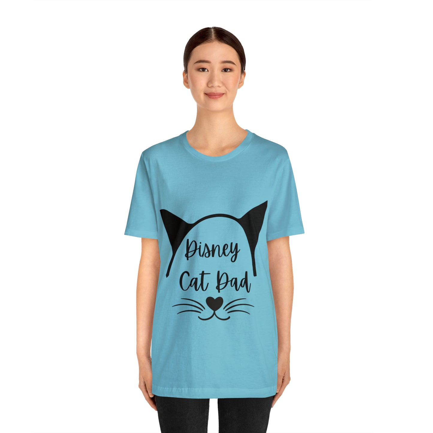 Disney Cat Dad Unisex Jersey Short Sleeve Tee