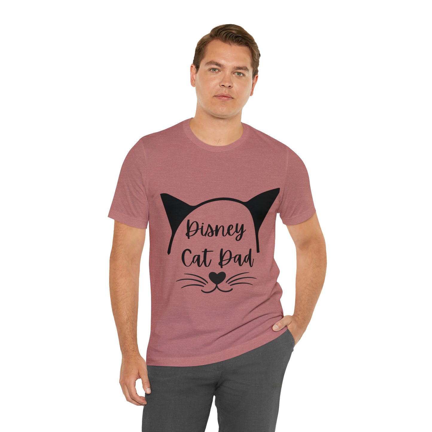 Disney Cat Dad Unisex Jersey Short Sleeve Tee