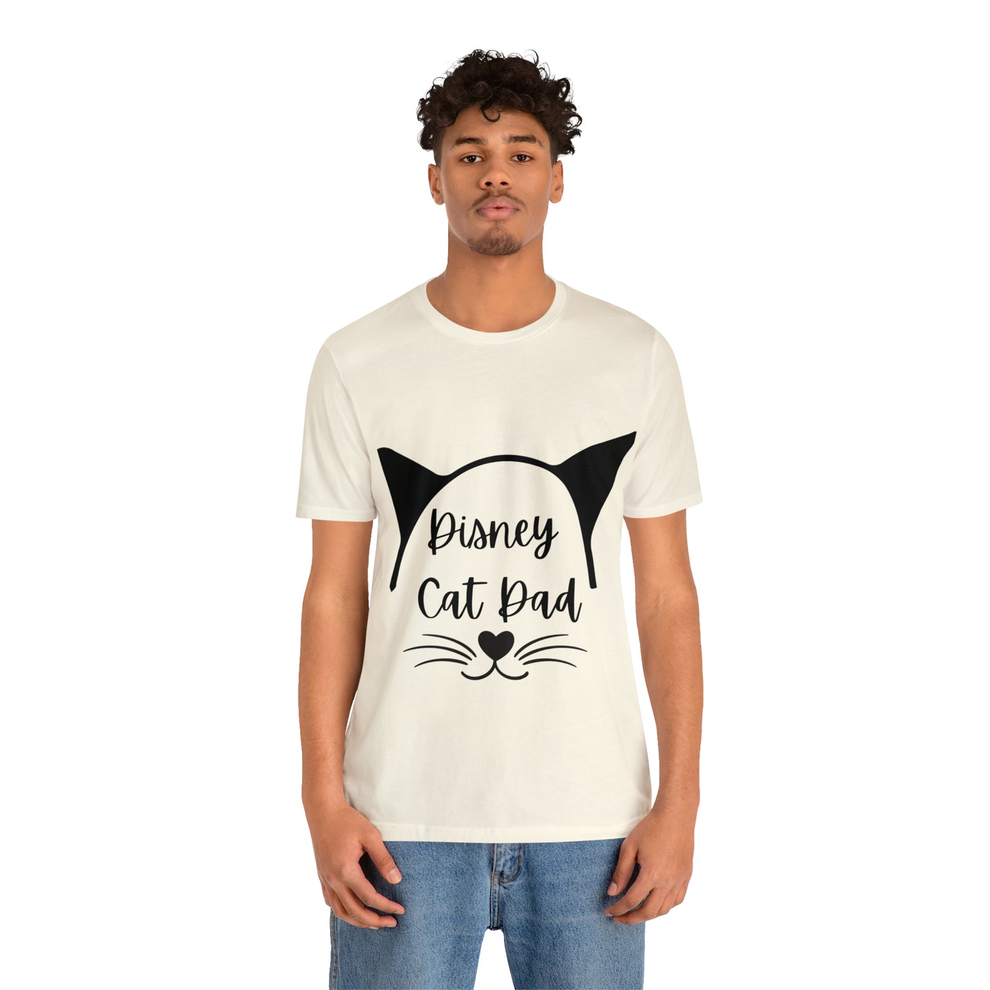 Disney Cat Dad Unisex Jersey Short Sleeve Tee