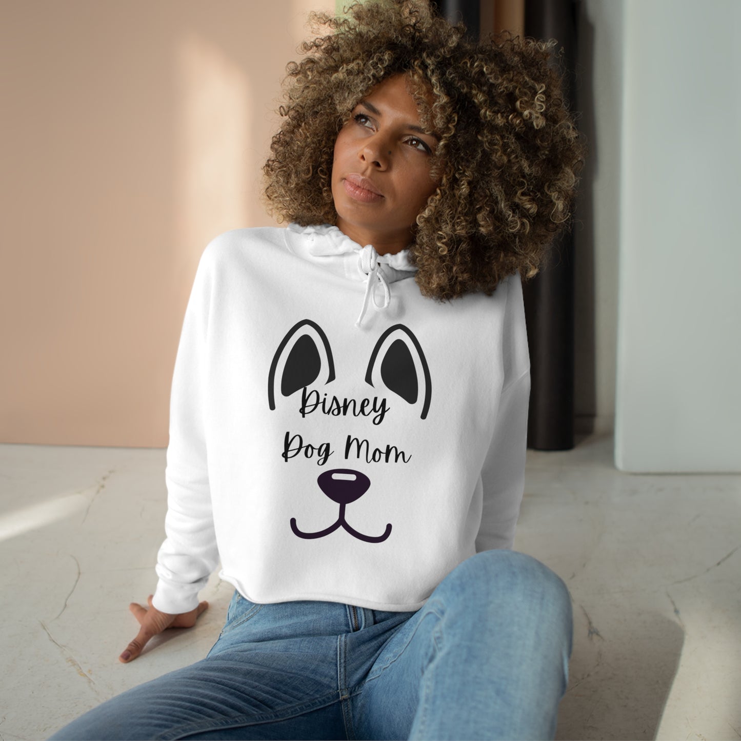 Copy of Disney Dog Mom Crop Hoodie Version 2
