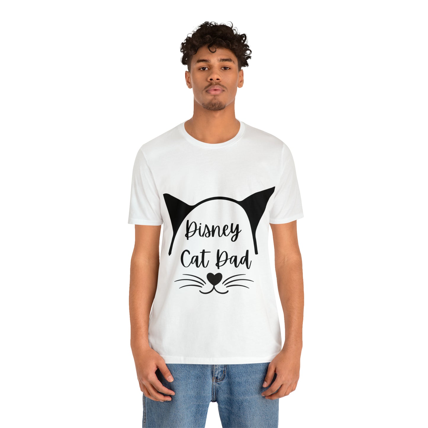 Disney Cat Dad Unisex Jersey Short Sleeve Tee