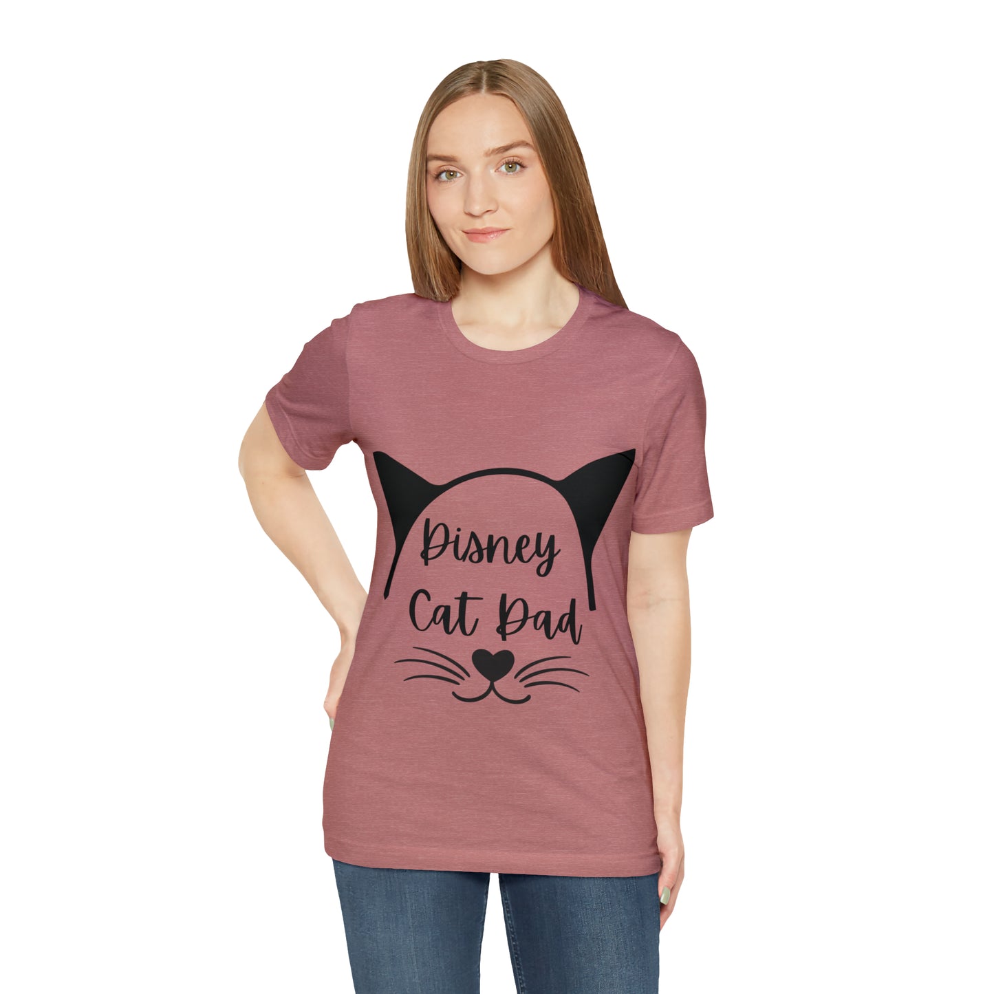 Disney Cat Dad Unisex Jersey Short Sleeve Tee