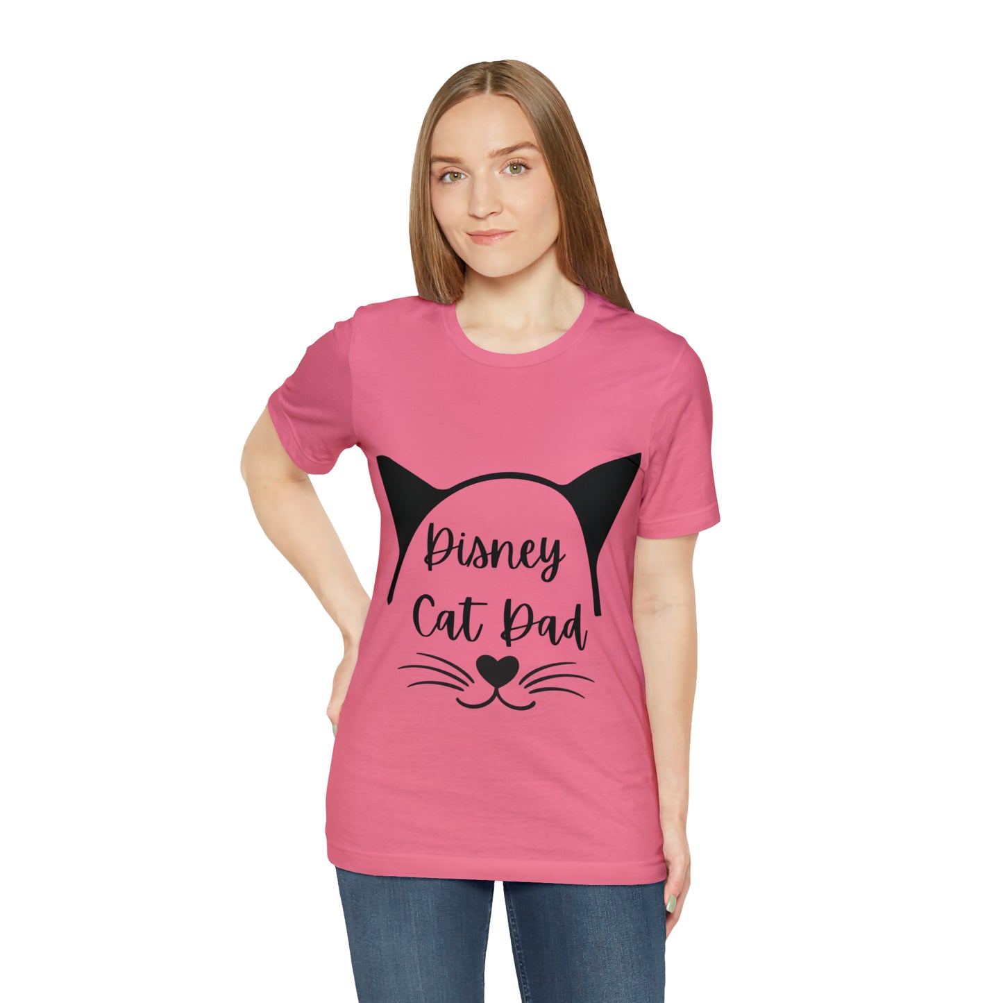 Disney Cat Dad Unisex Jersey Short Sleeve Tee