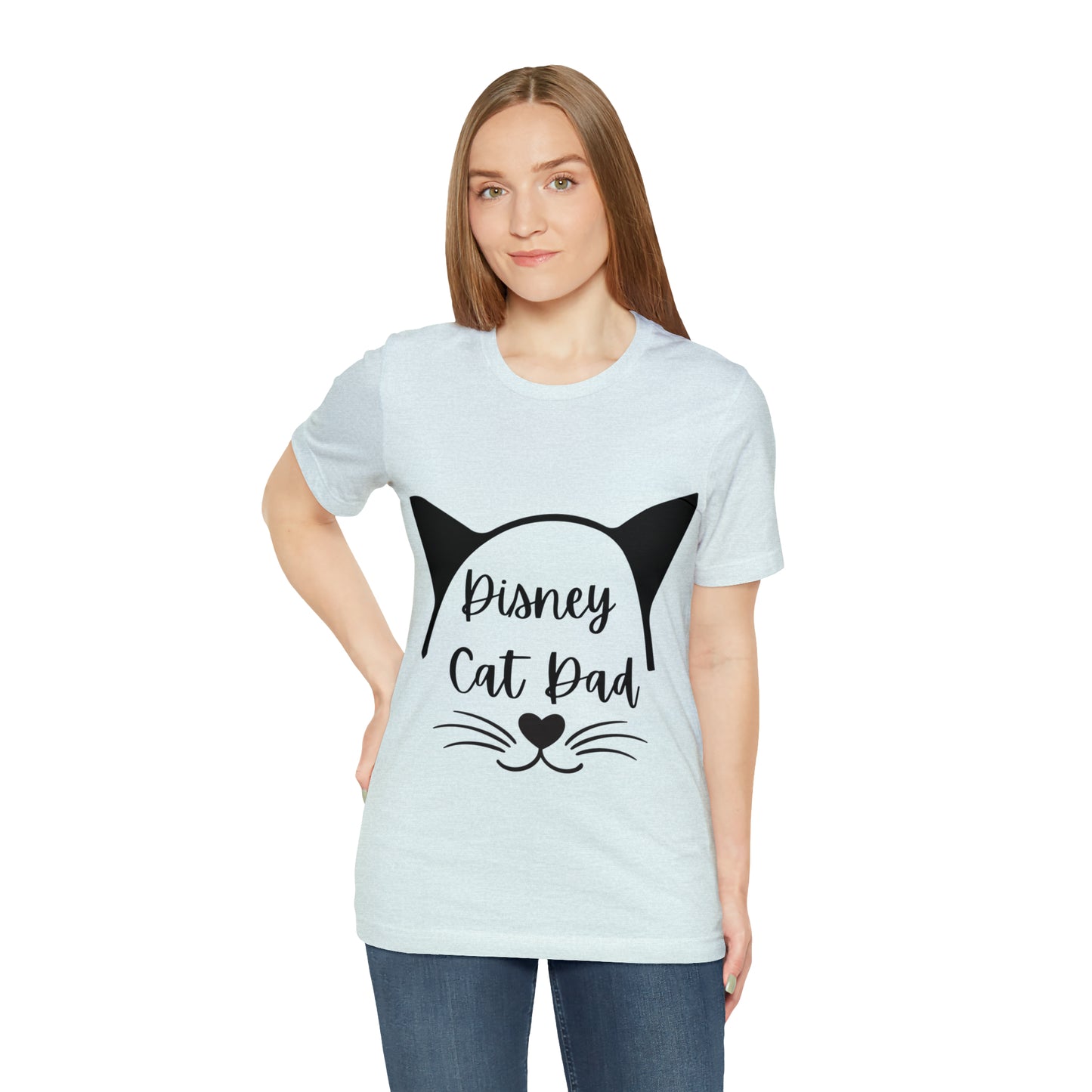Disney Cat Dad Unisex Jersey Short Sleeve Tee
