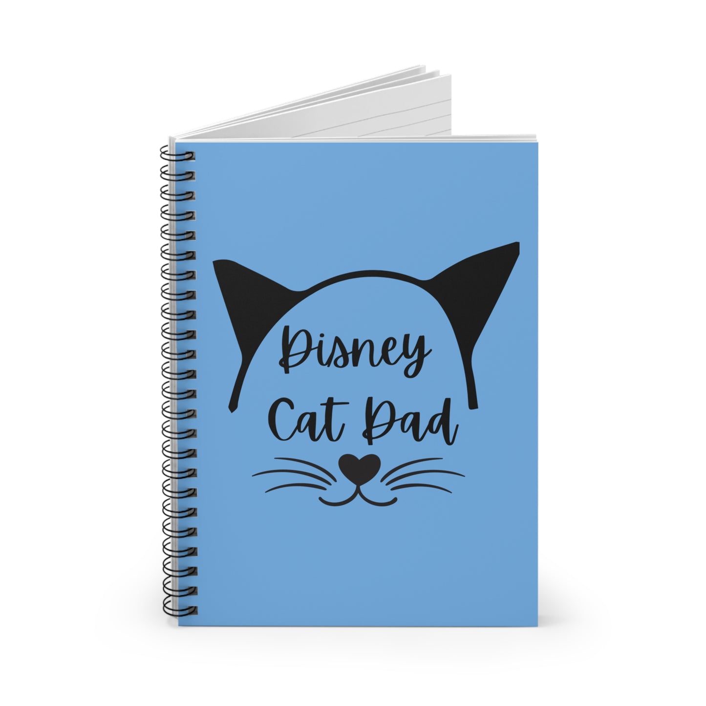 Disney Cat Dad Spiral Notebook - Ruled Line