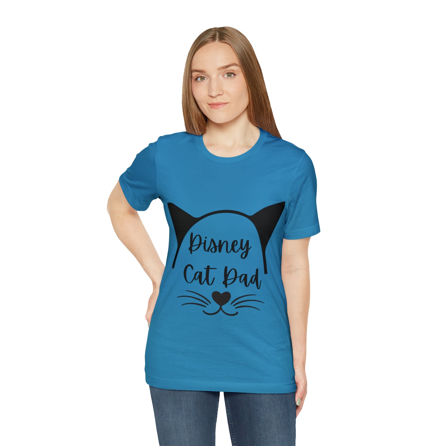 Disney Cat Dad Unisex Jersey Short Sleeve Tee