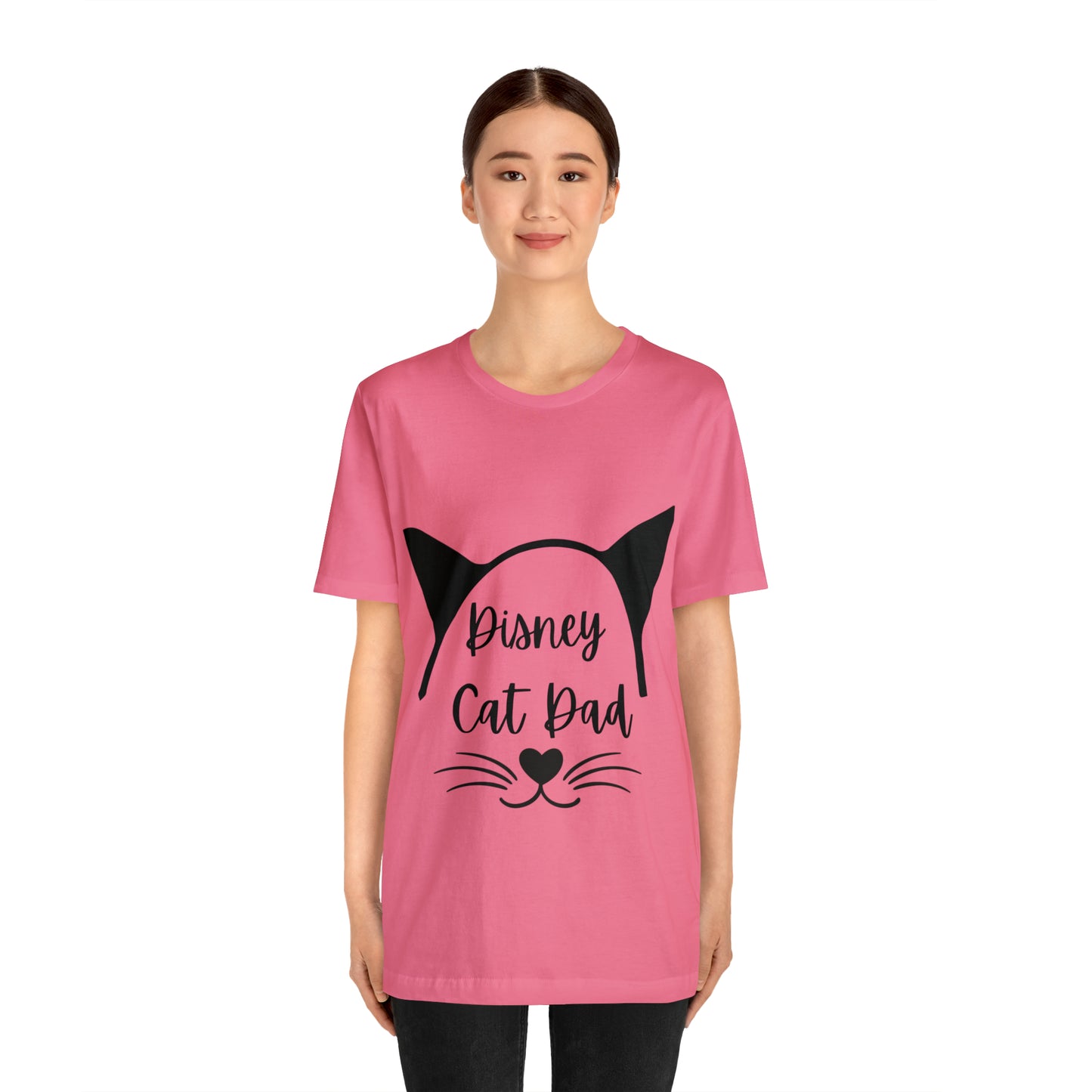 Disney Cat Dad Unisex Jersey Short Sleeve Tee