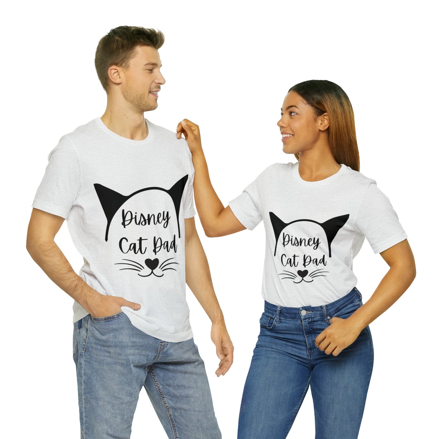 Disney Cat Dad Unisex Jersey Short Sleeve Tee