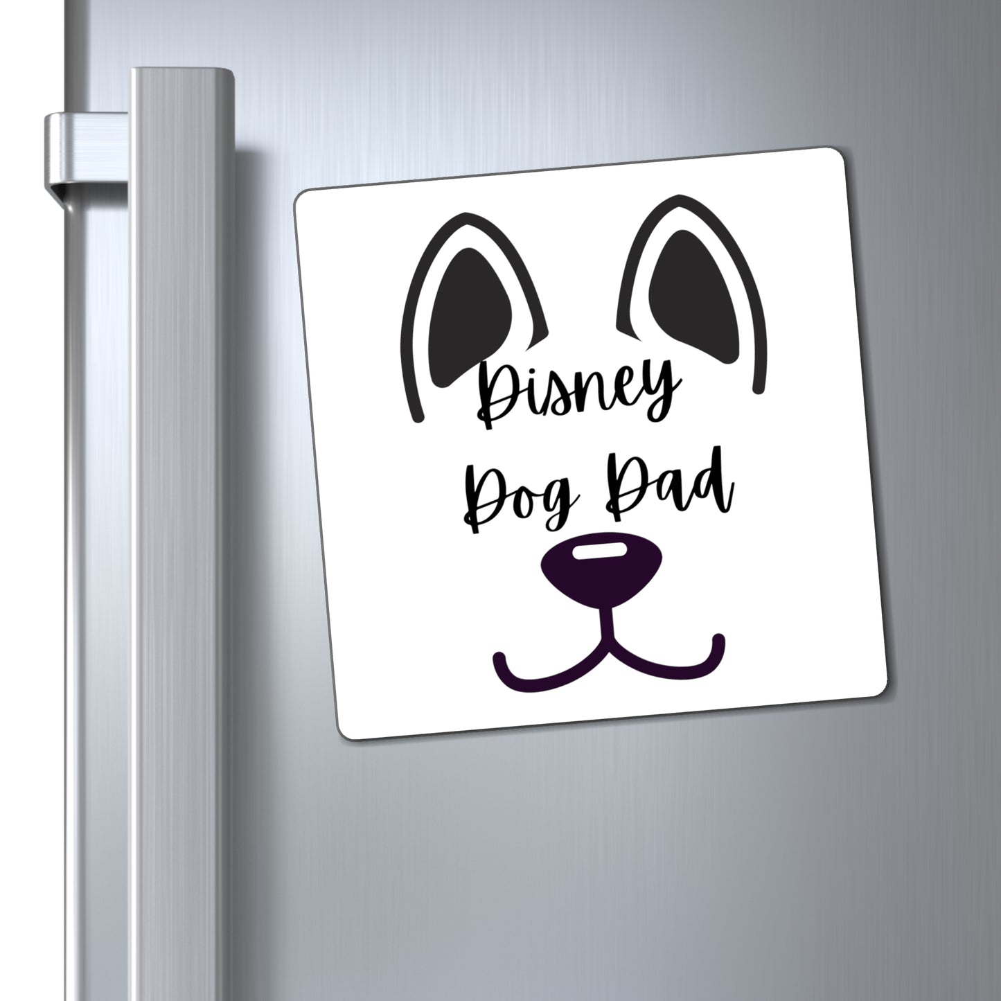 Disney Dog Dad Square Magnets V2