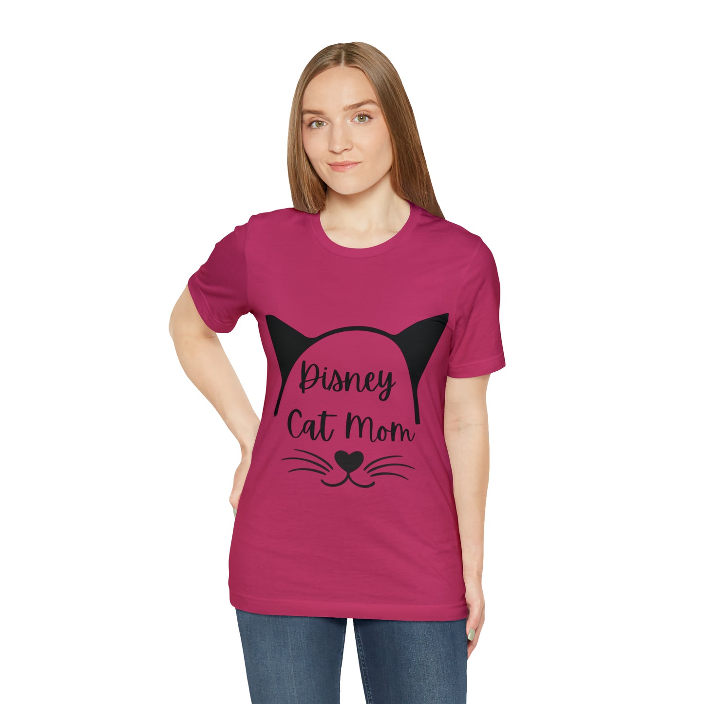 Disney Cat Mom Unisex Jersey Short Sleeve Tee