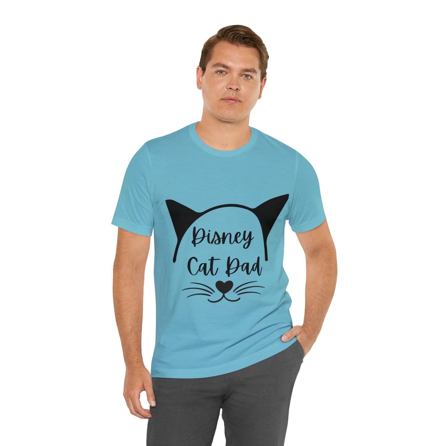 Disney Cat Dad Unisex Jersey Short Sleeve Tee