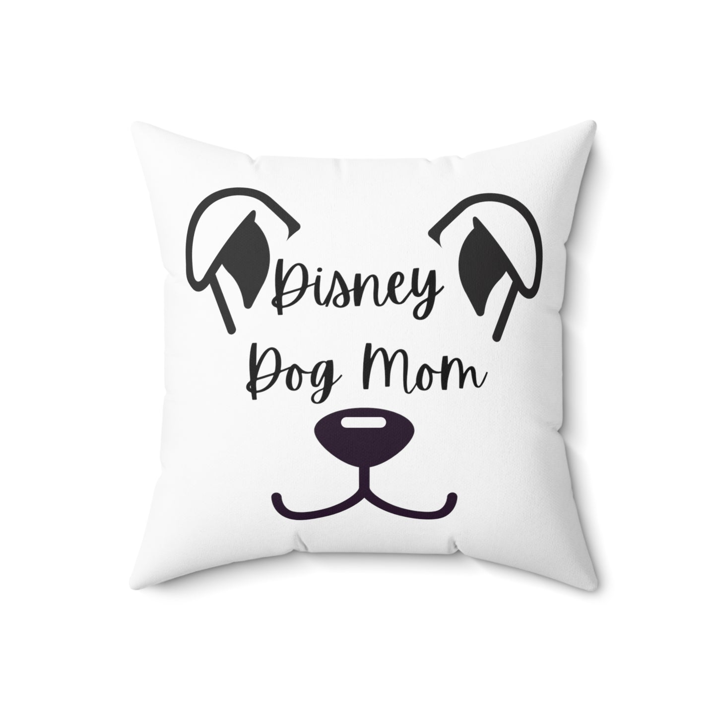 Disney Dog Mom Spun Polyester Square Pillow V3