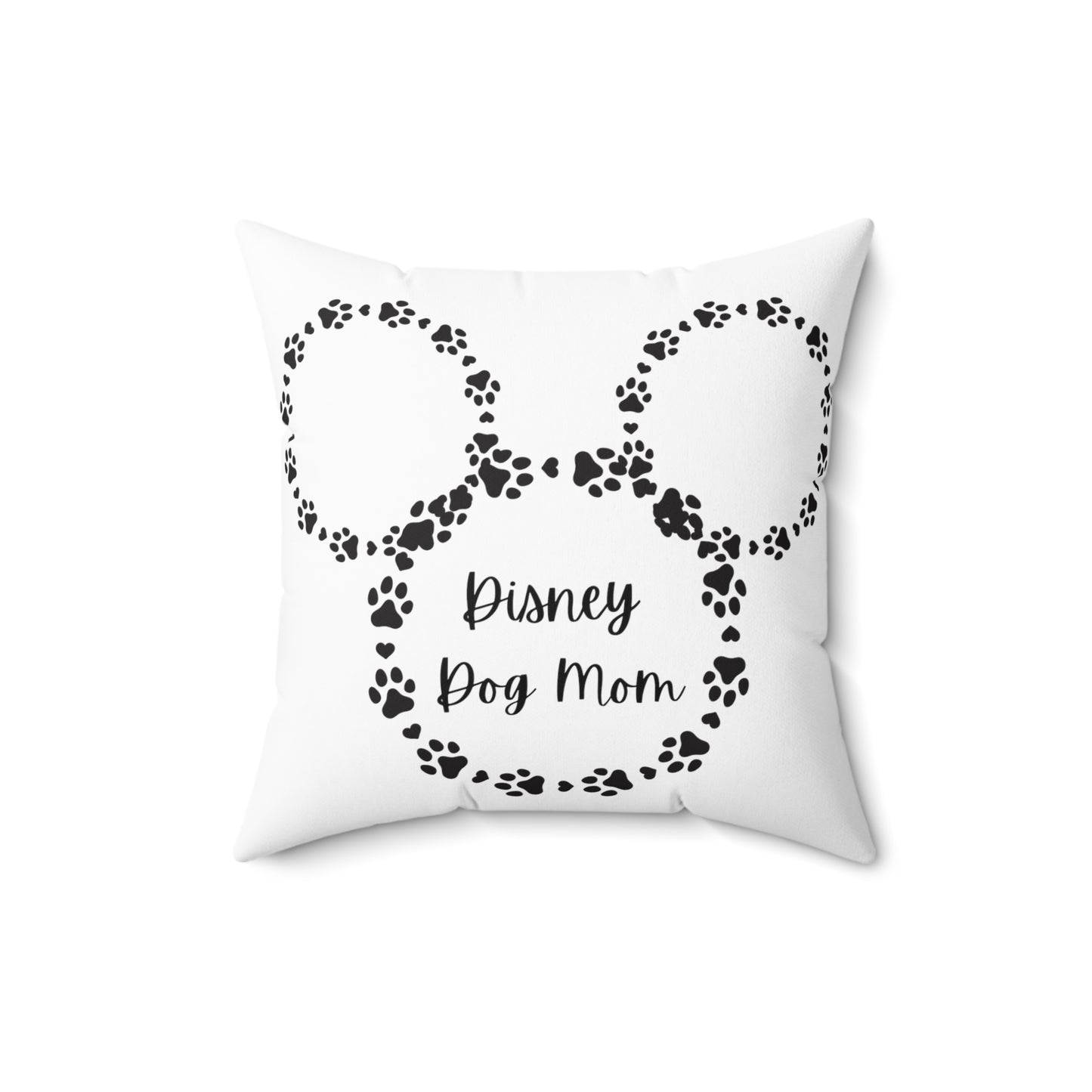 Disney Dog Mom Spun Polyester Square Pillow
