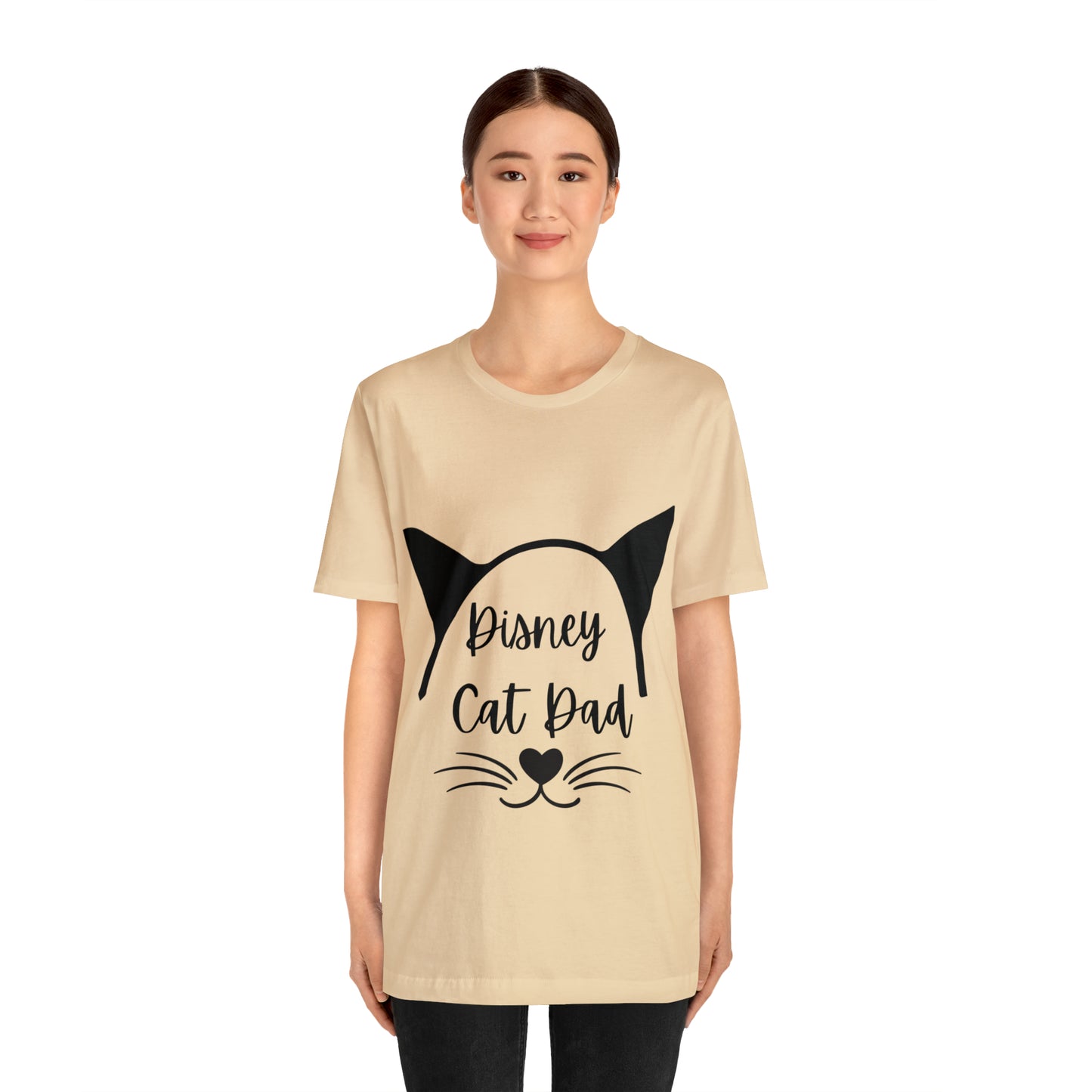 Disney Cat Dad Unisex Jersey Short Sleeve Tee