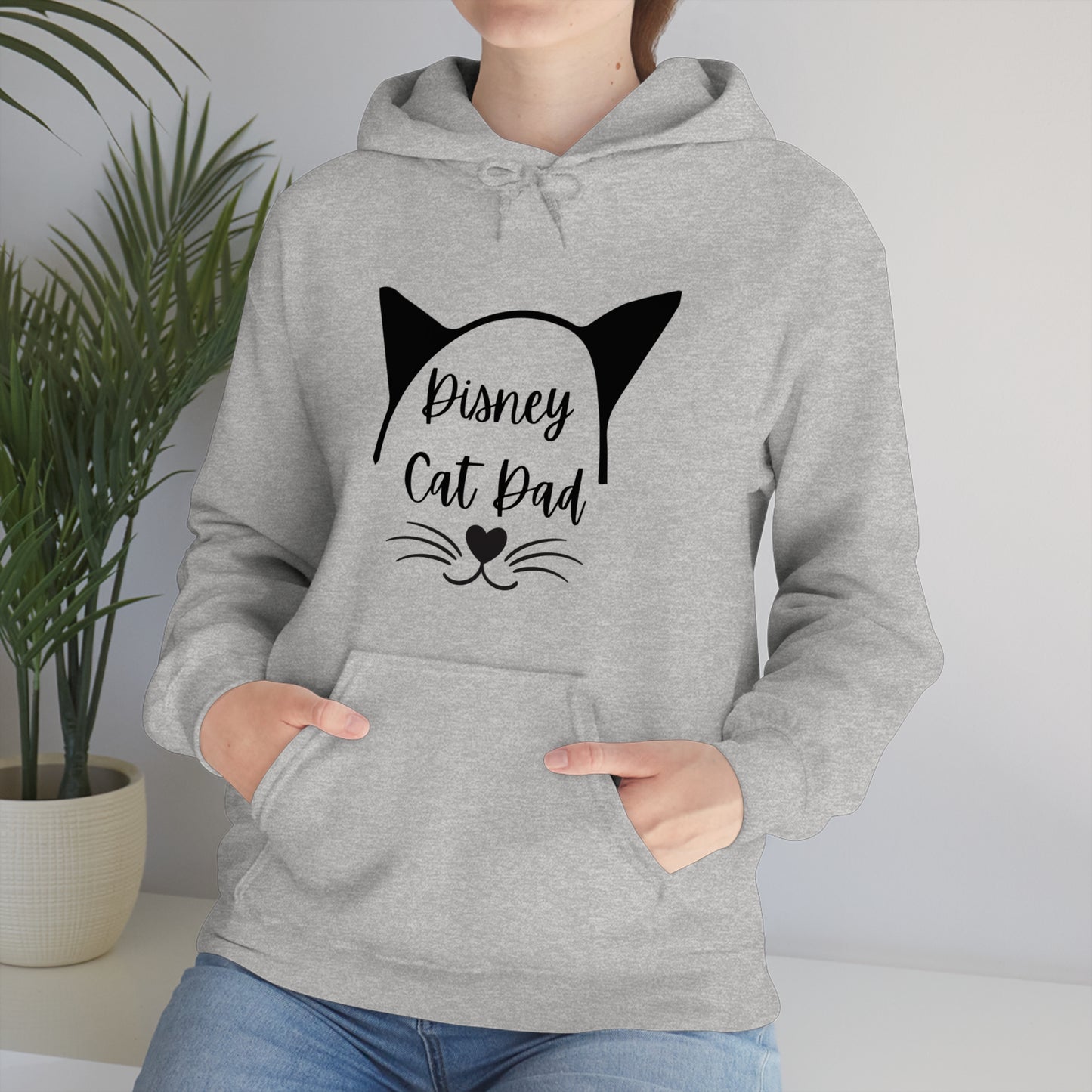 Disney Cat Dad Unisex Heavy Blend™ Hooded Sweatshirt