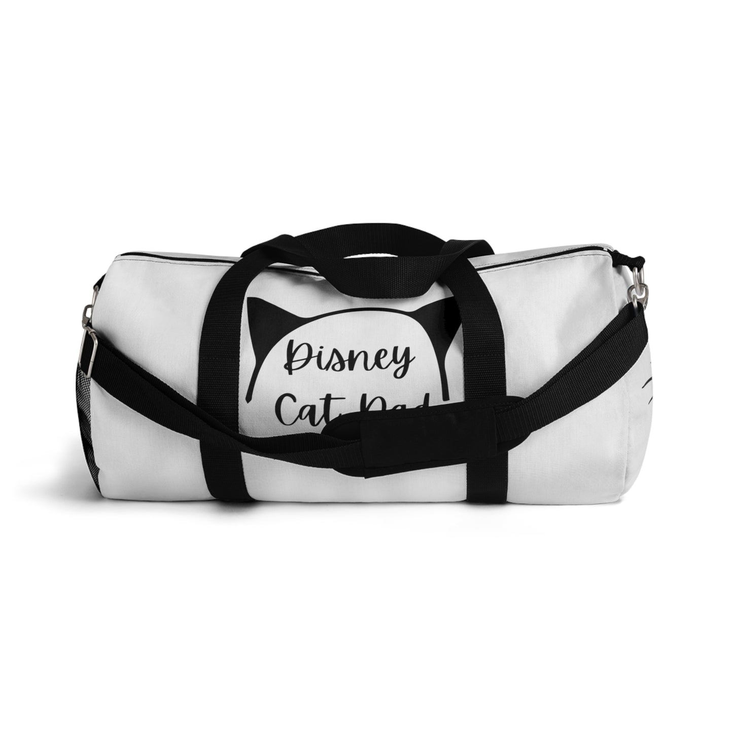 White Disney Cat Dad Duffel Bag
