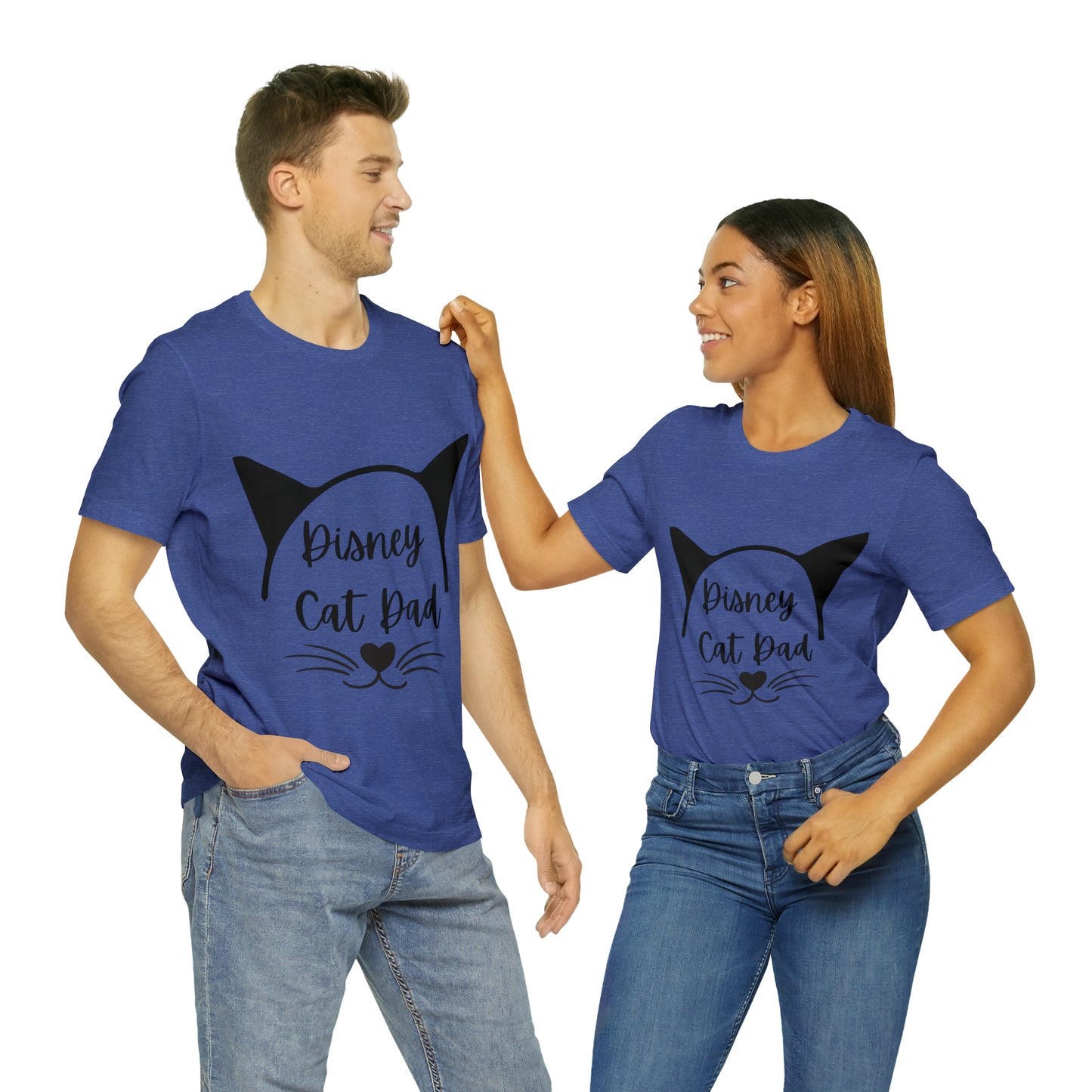 Disney Cat Dad Unisex Jersey Short Sleeve Tee
