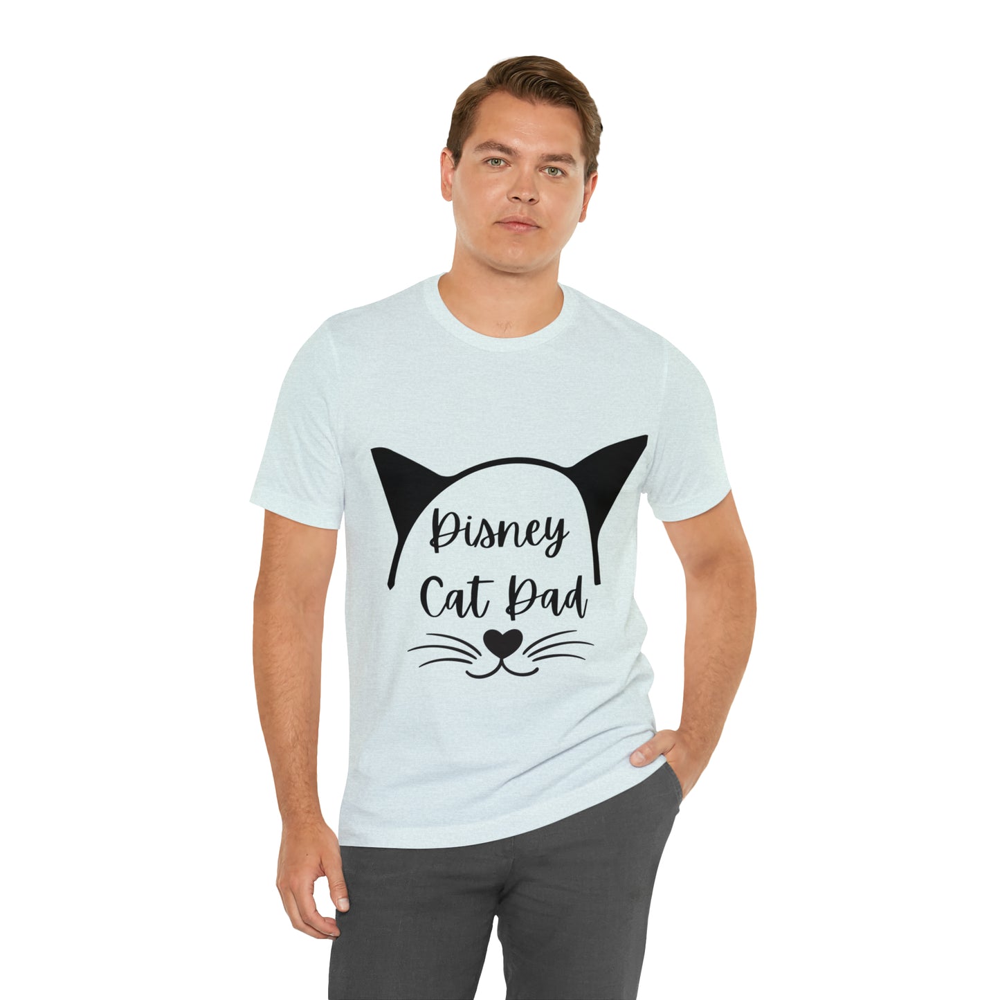 Disney Cat Dad Unisex Jersey Short Sleeve Tee