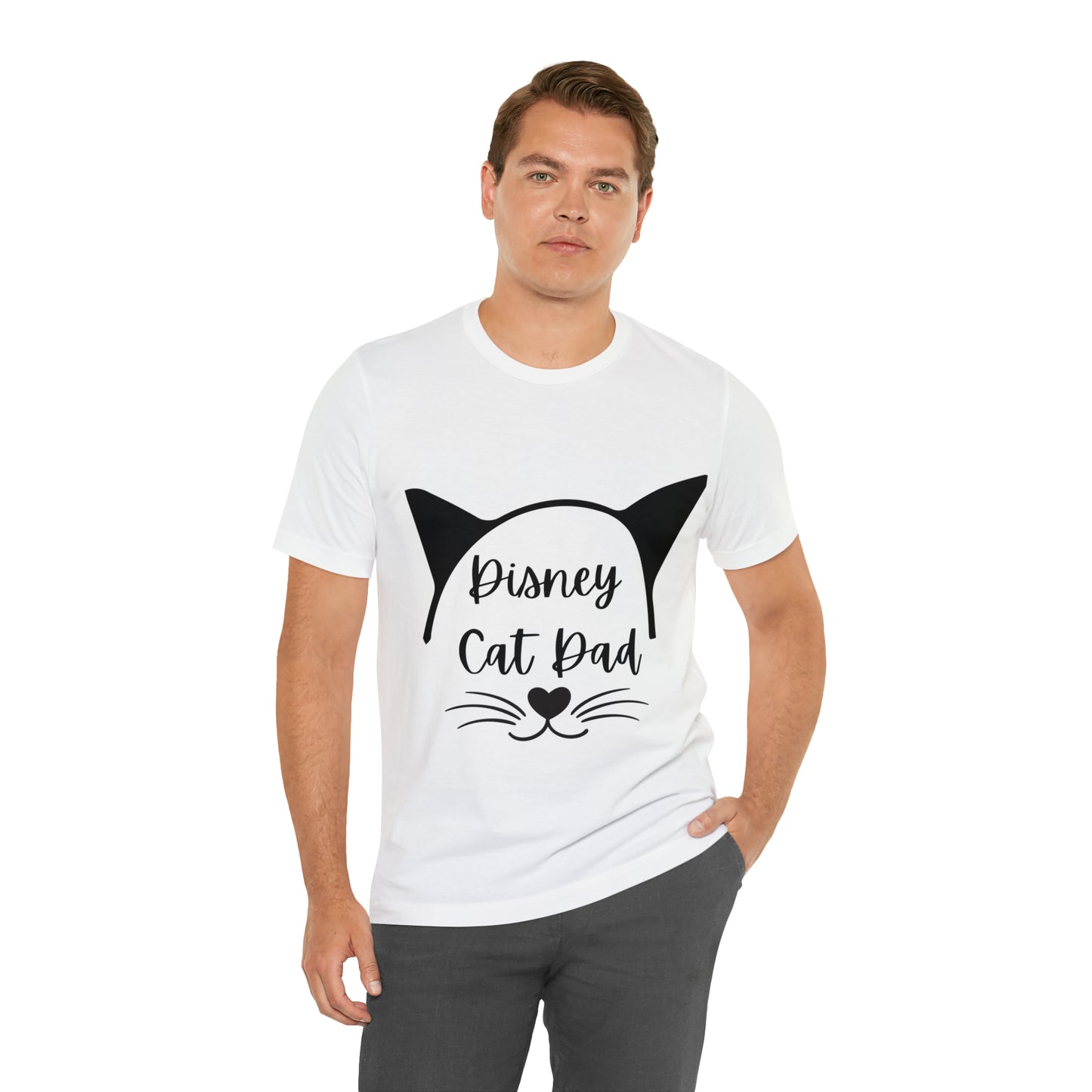 Disney Cat Dad Unisex Jersey Short Sleeve Tee