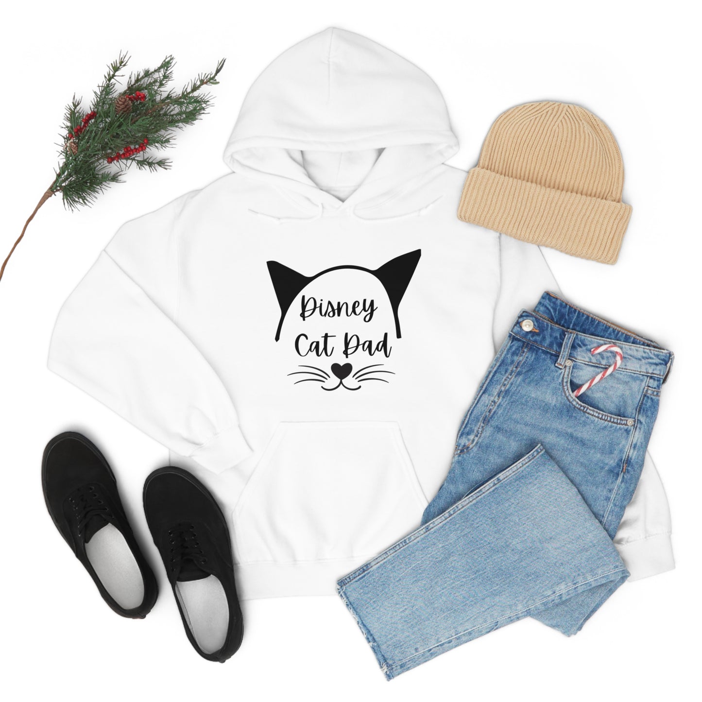 Disney Cat Dad Unisex Heavy Blend™ Hooded Sweatshirt