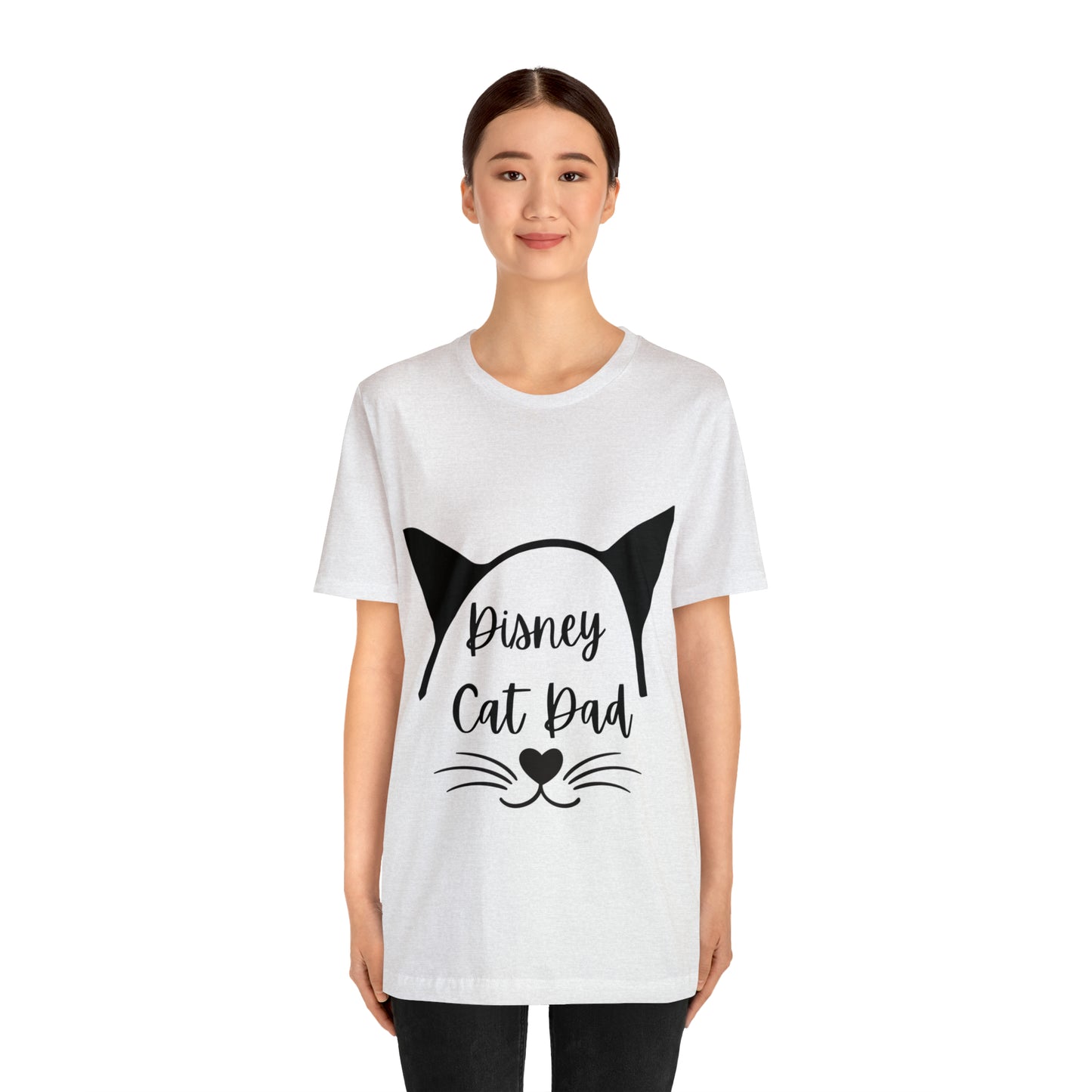 Disney Cat Dad Unisex Jersey Short Sleeve Tee