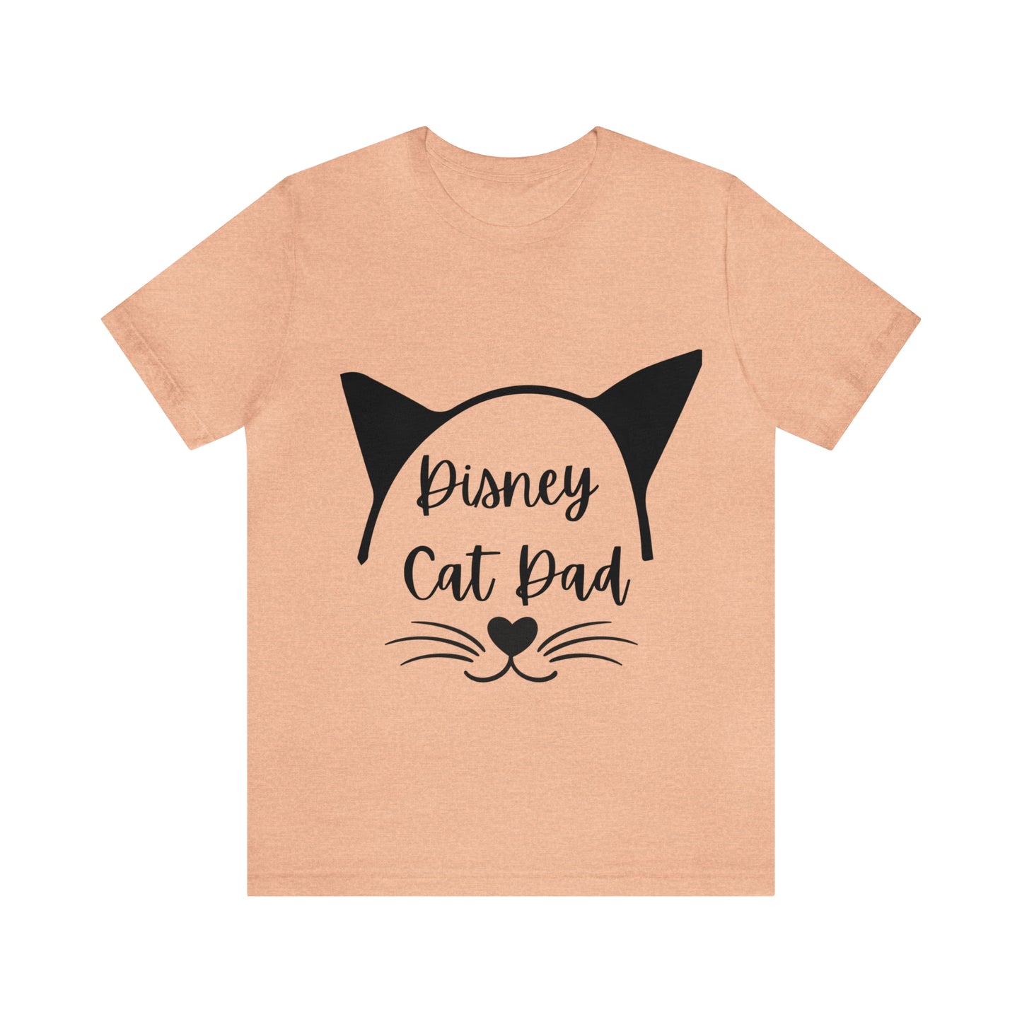 Disney Cat Dad Unisex Jersey Short Sleeve Tee