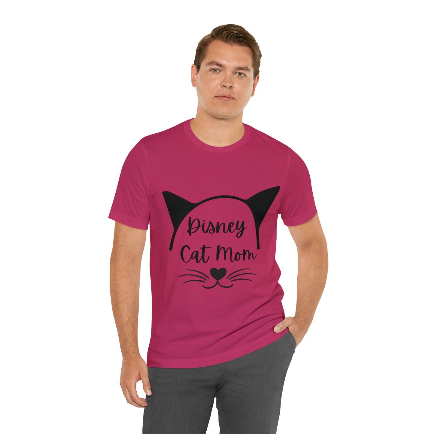 Disney Cat Mom Unisex Jersey Short Sleeve Tee