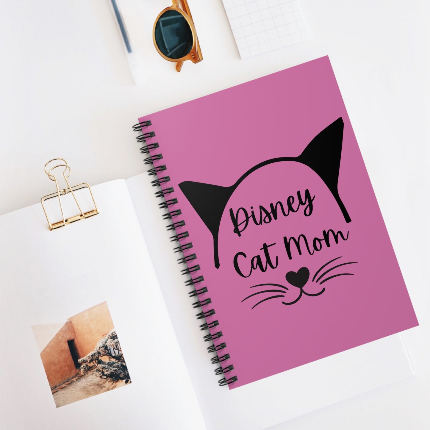 Disney Cat Mom Spiral Notebook - Ruled Line