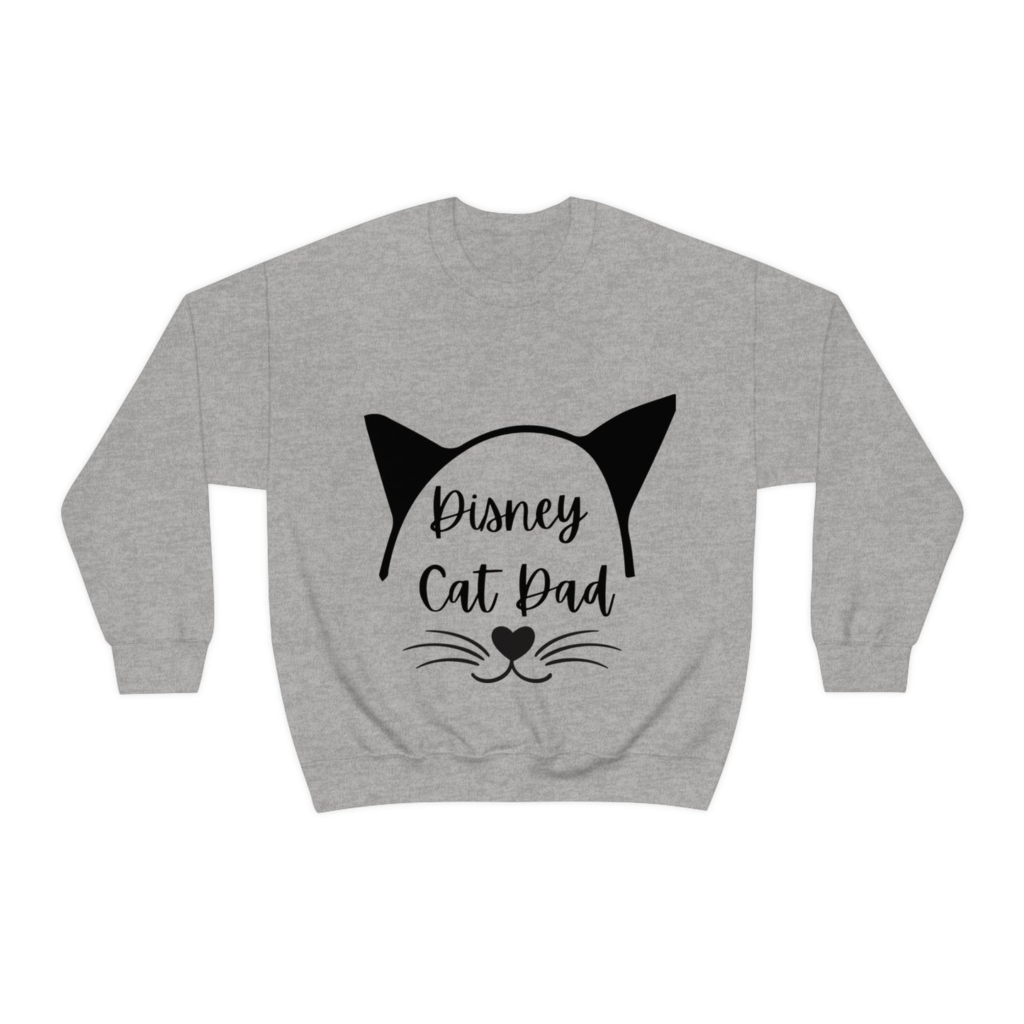 Disney Cat Dad Unisex Heavy Blend™ Crewneck Sweatshirt