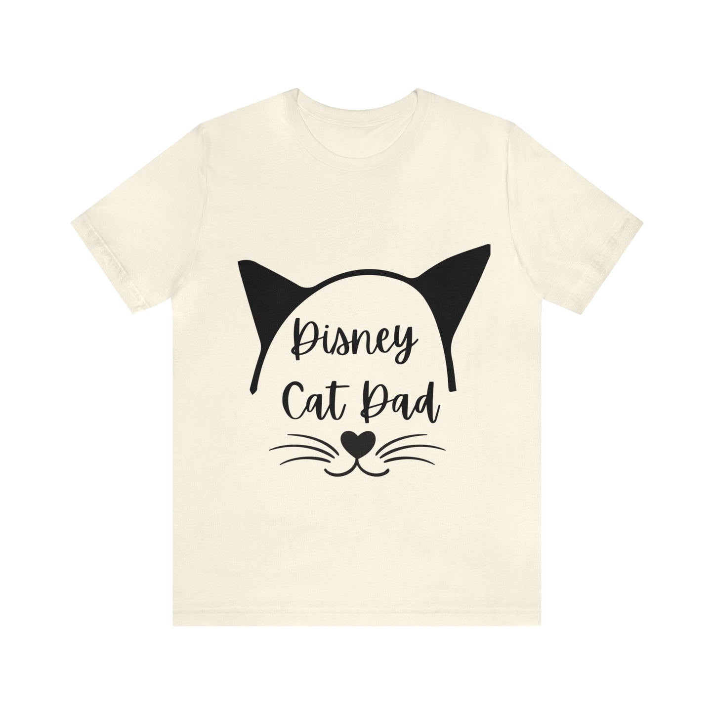 Disney Cat Dad Unisex Jersey Short Sleeve Tee