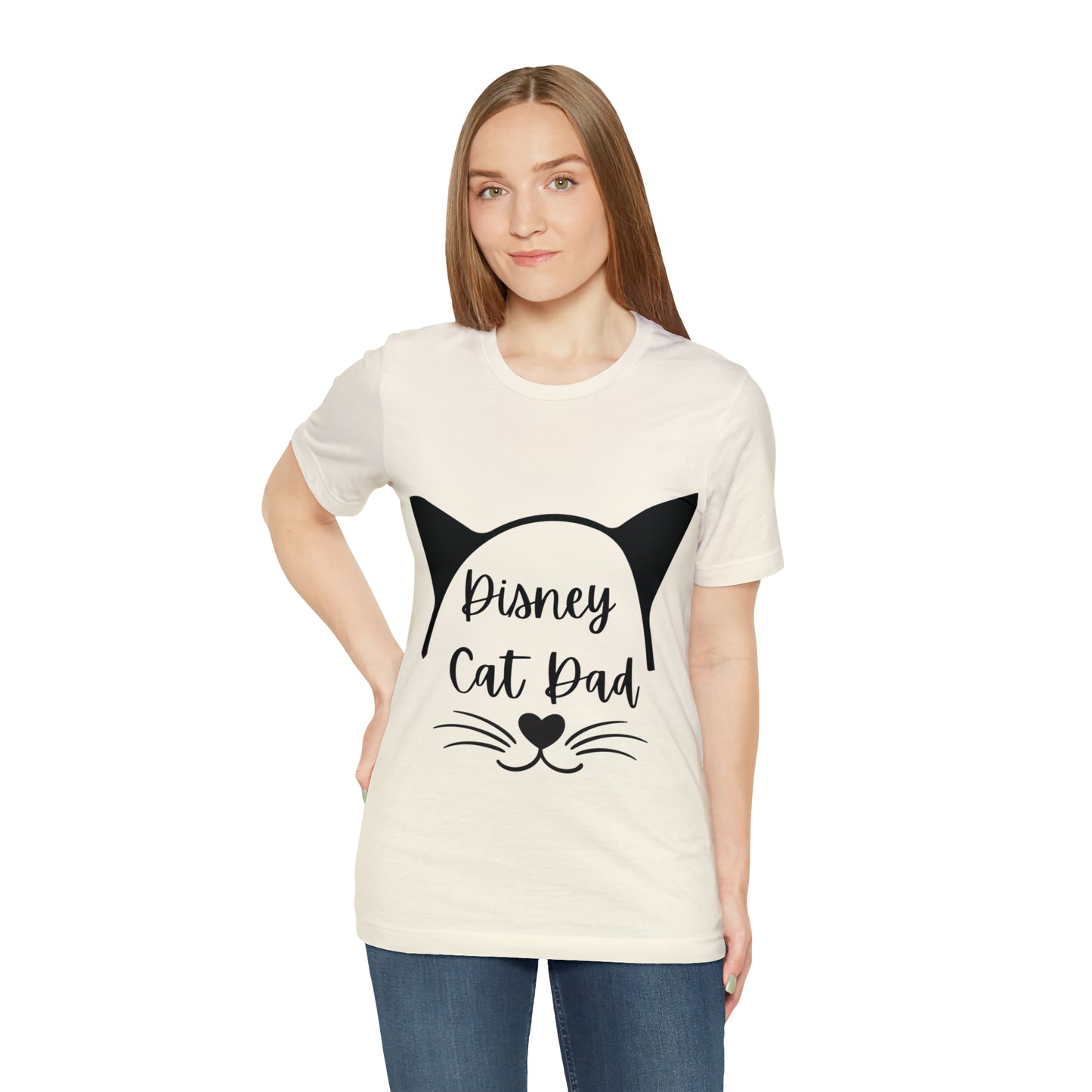Disney Cat Dad Unisex Jersey Short Sleeve Tee