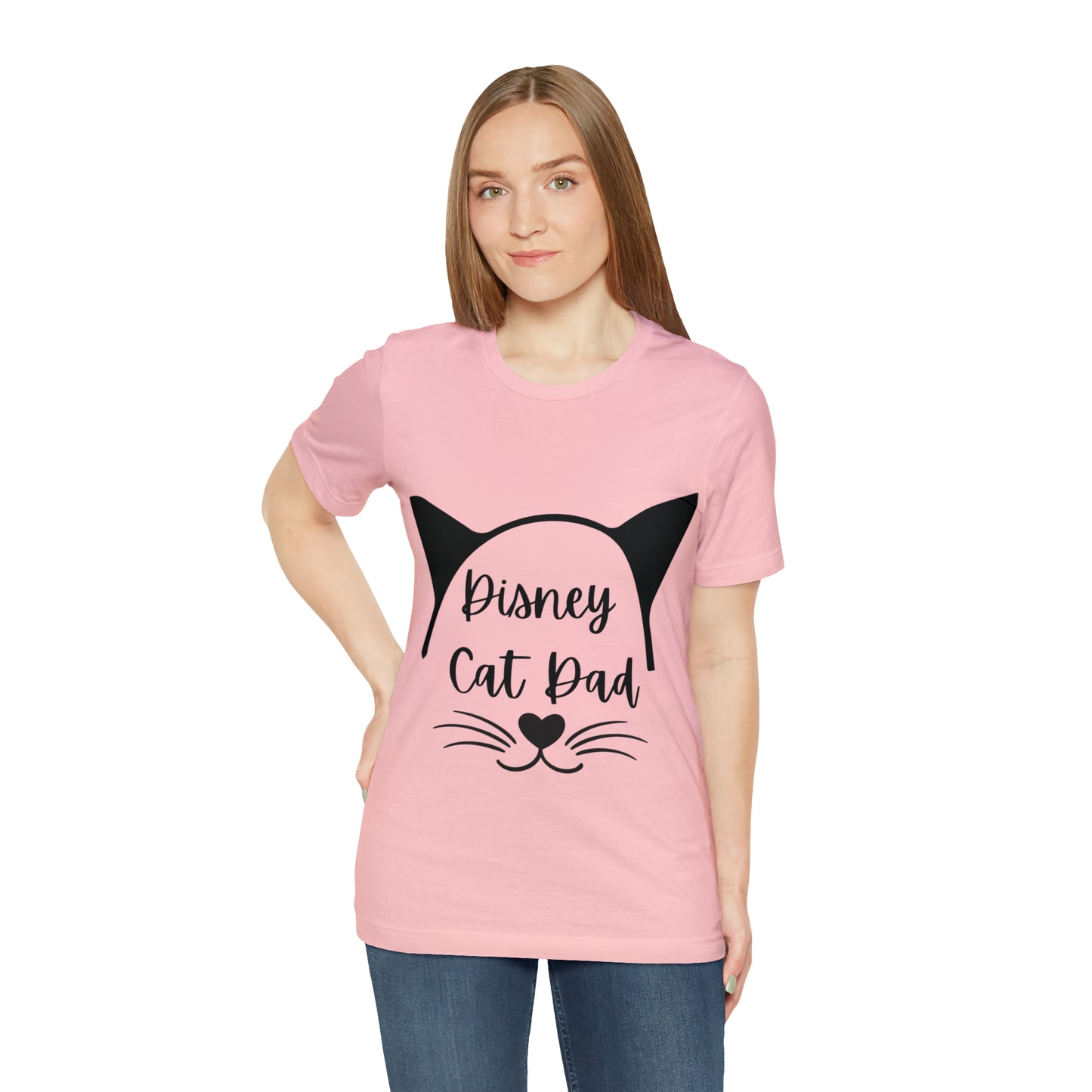 Disney Cat Dad Unisex Jersey Short Sleeve Tee
