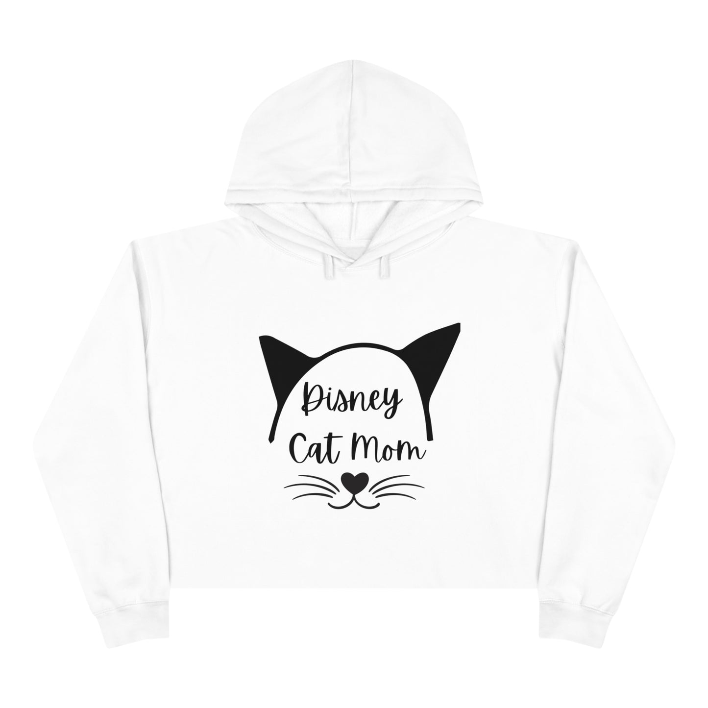 Disney Cat Mom Crop Hoodie