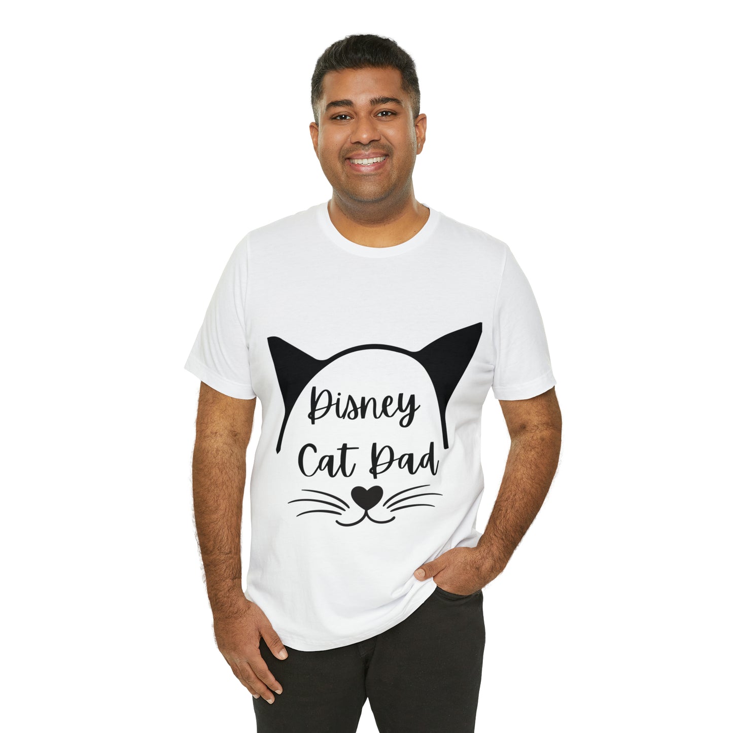 Disney Cat Dad Unisex Jersey Short Sleeve Tee